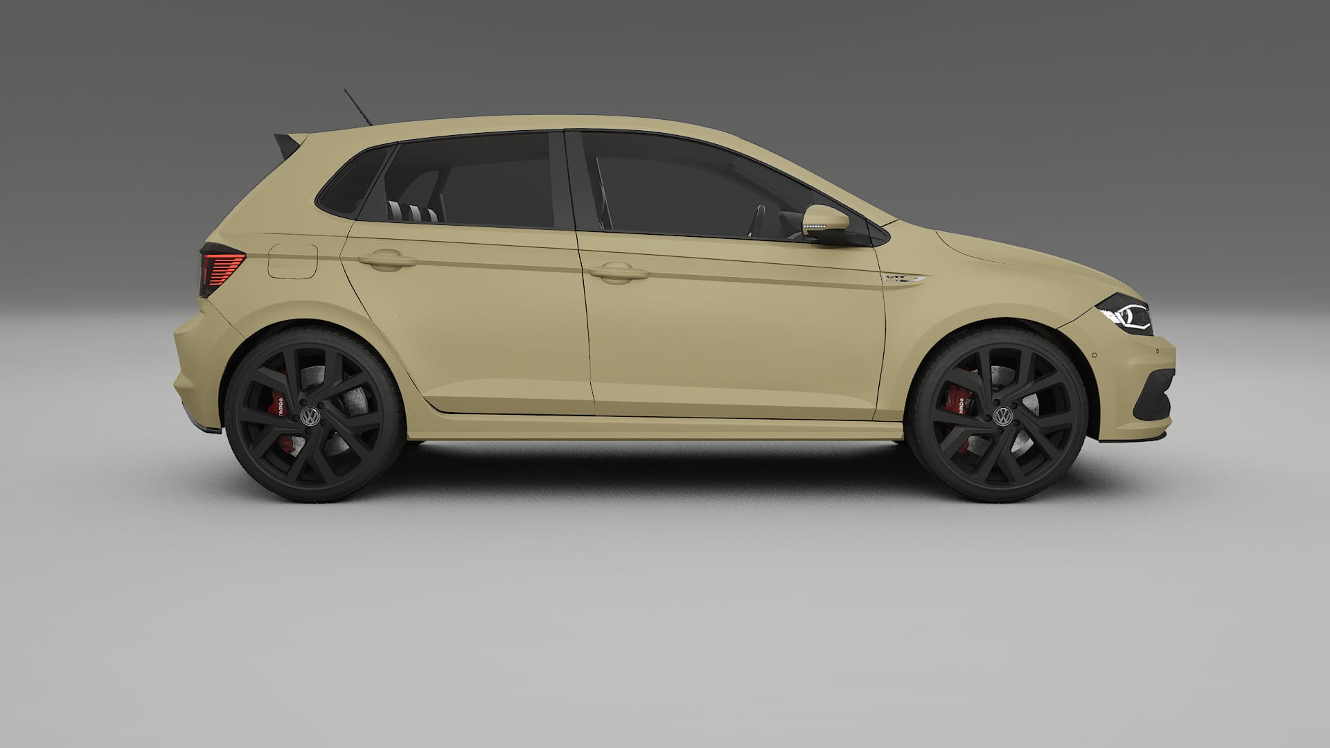 VW Polo GTI VI TPU Lakbeschermingsfolie | SAND Kleurveranderende PPF – Volledig Voorgesneden Kit