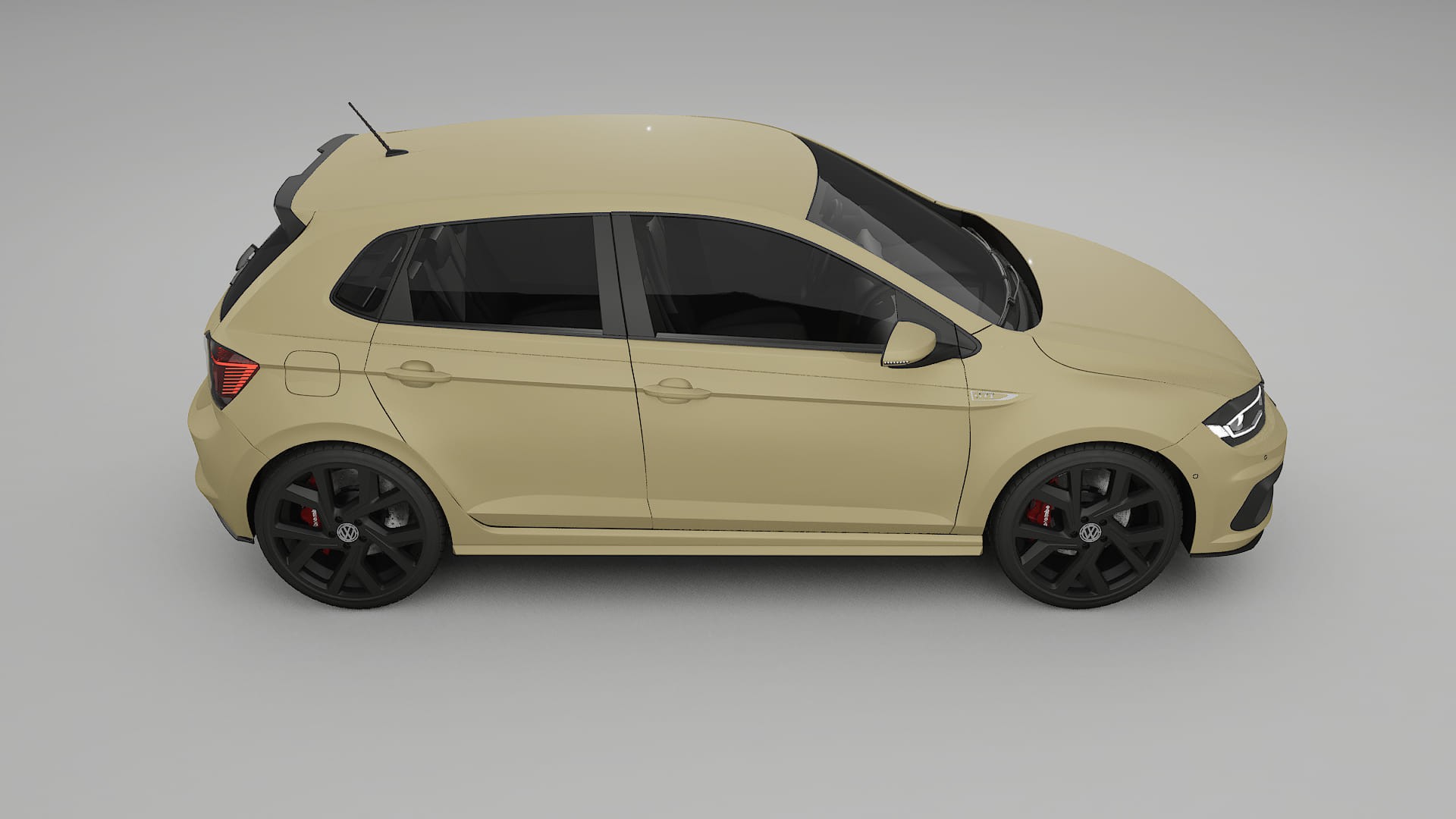 VW Polo GTI VI TPU Lakbeschermingsfolie | SAND Kleurveranderende PPF – Volledig Voorgesneden Kit