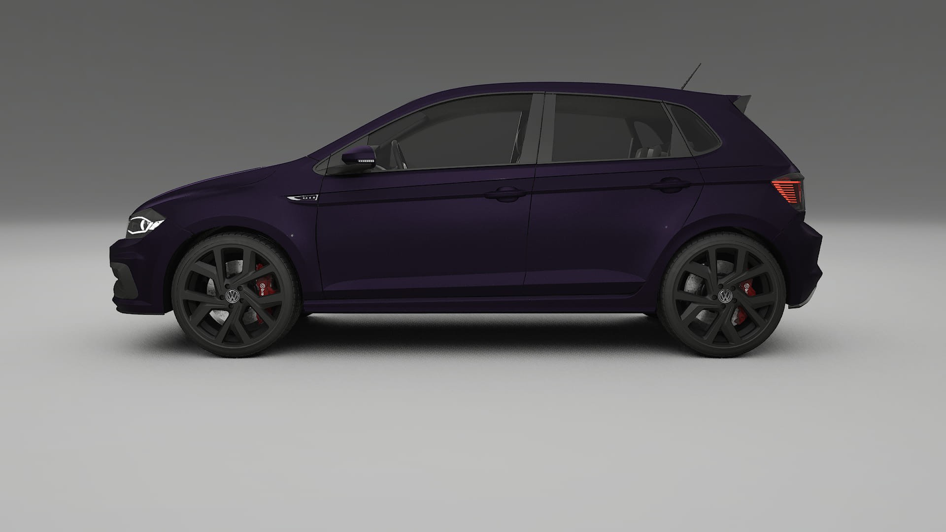VW Polo GTI VI TPU Lakbeschermingsfolie | VIOLET Kleurveranderende PPF – Volledig Voorgesneden Kit