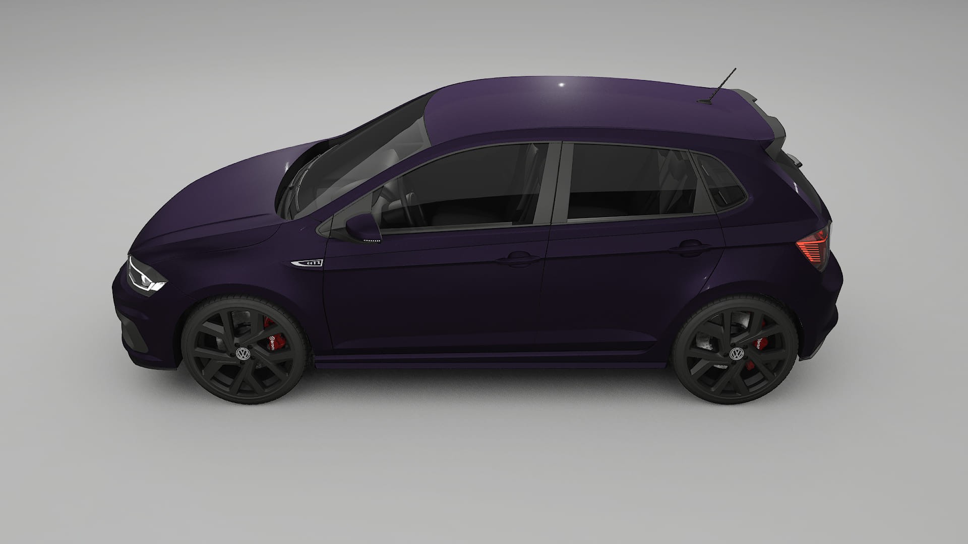 VW Polo GTI VI TPU Lakbeschermingsfolie | VIOLET Kleurveranderende PPF – Volledig Voorgesneden Kit