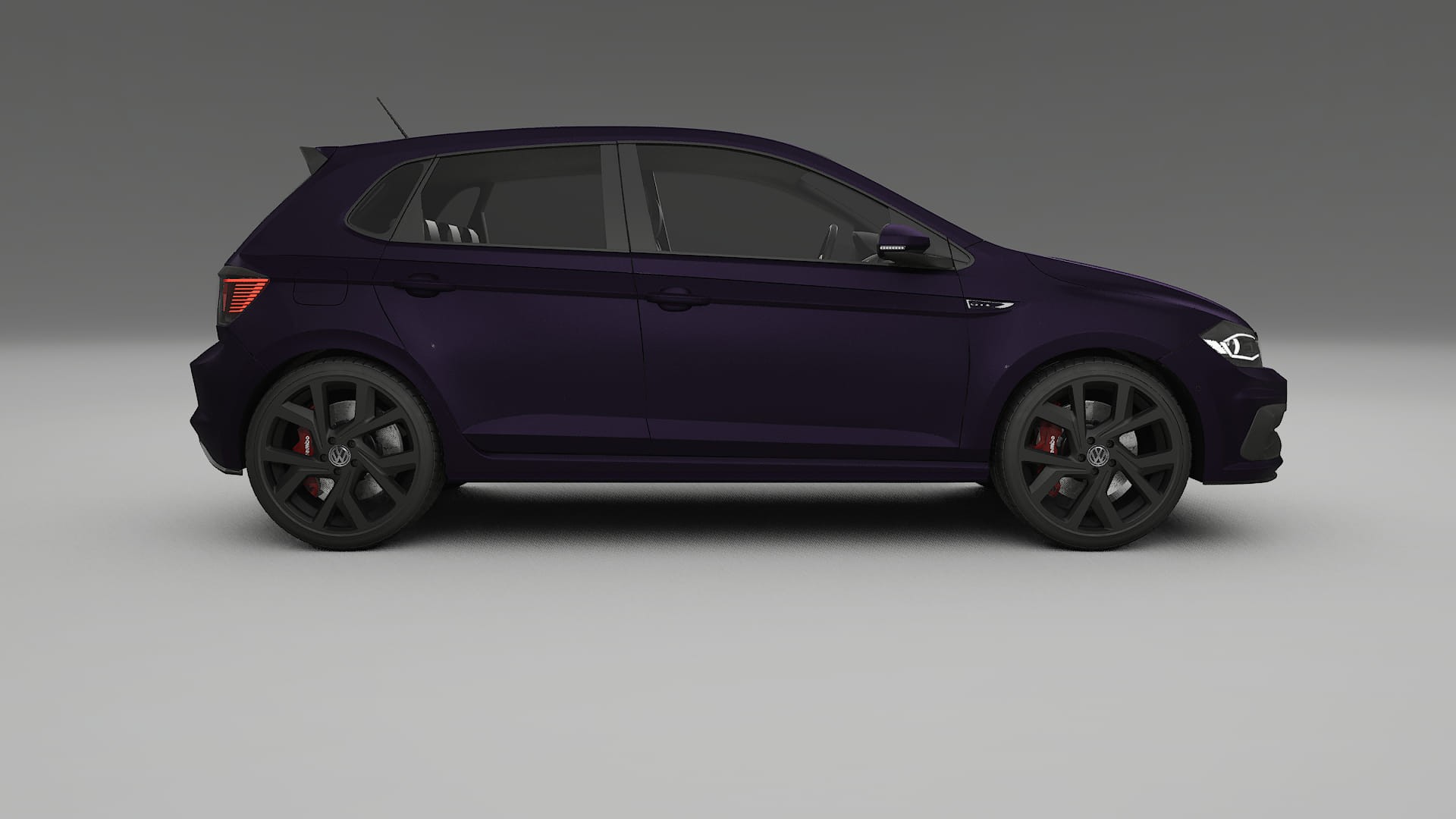 VW Polo GTI VI TPU Lakbeschermingsfolie | VIOLET Kleurveranderende PPF – Volledig Voorgesneden Kit