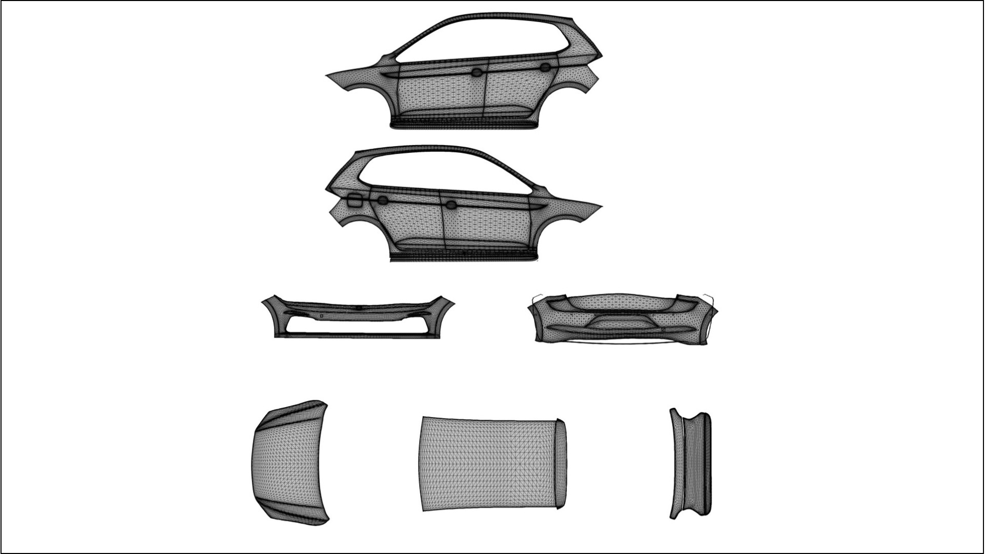 VW Polo GTI VI TPU Lakbeschermingsfolie | NEBULA Kleurveranderende PPF – Volledig Voorgesneden Kit 2