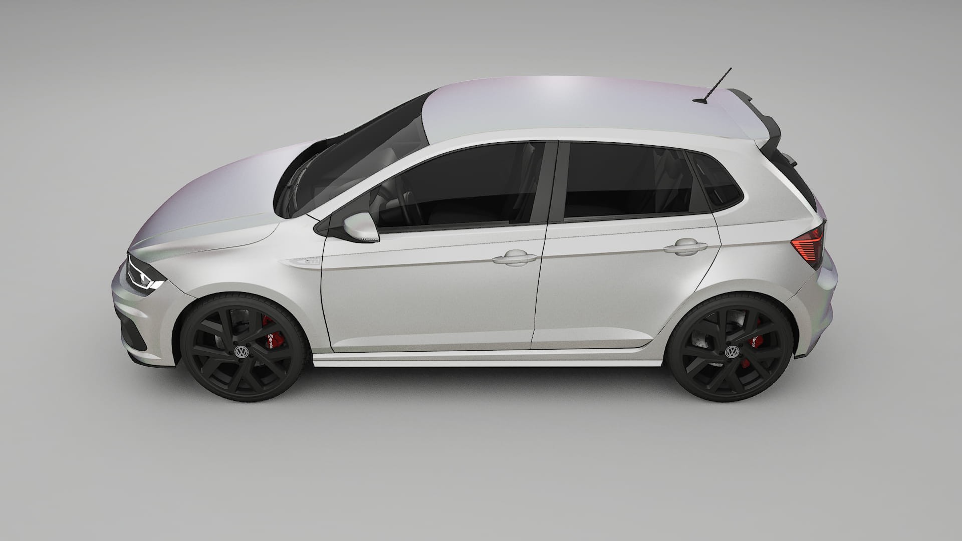 VW Polo GTI VI TPU Lakbeschermingsfolie | NEBULA Kleurveranderende PPF – Volledig Voorgesneden Kit