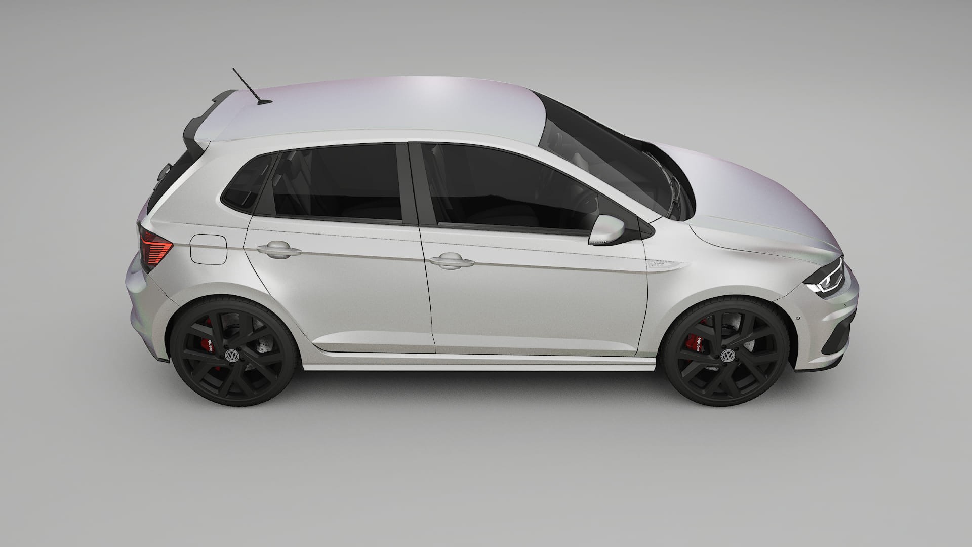 VW Polo GTI VI TPU Lakbeschermingsfolie | NEBULA Kleurveranderende PPF – Volledig Voorgesneden Kit