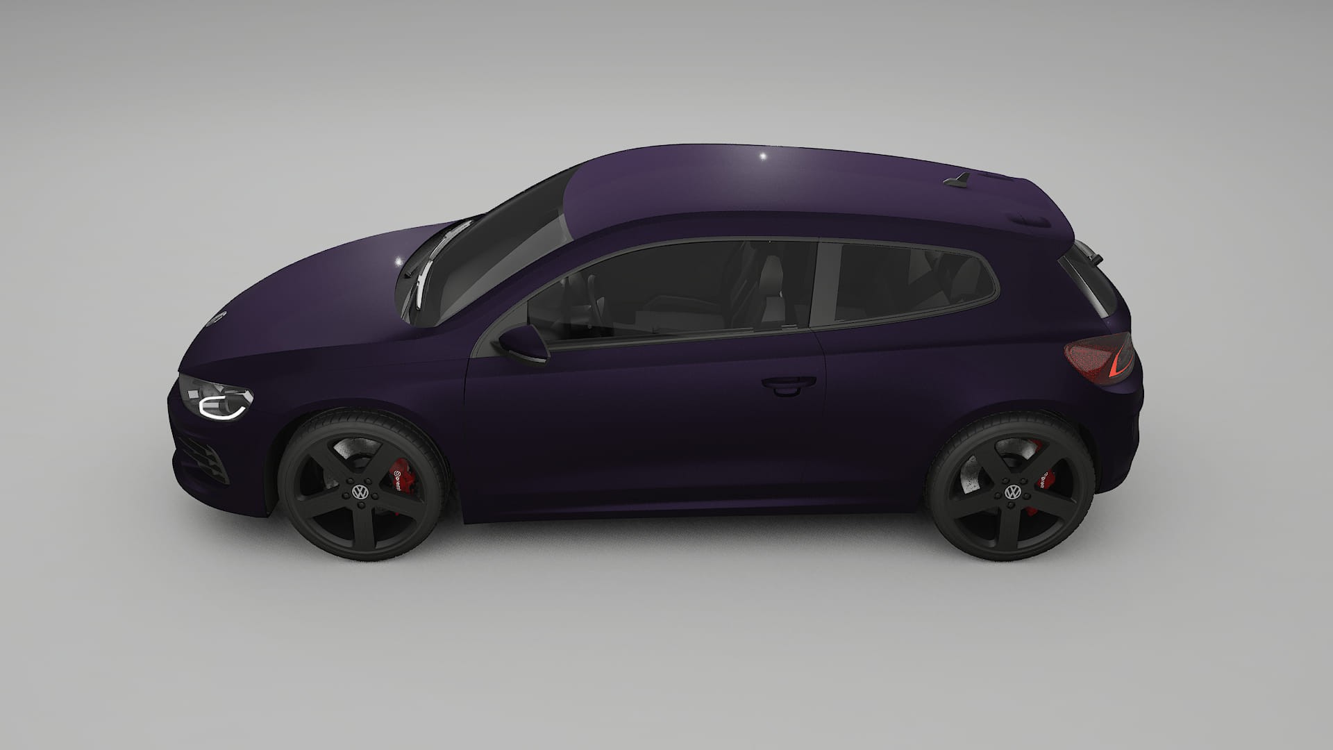VW Scirocco R III TPU Lakbeschermingsfolie | VIOLET Kleurveranderende PPF – Volledig Voorgesneden Kit