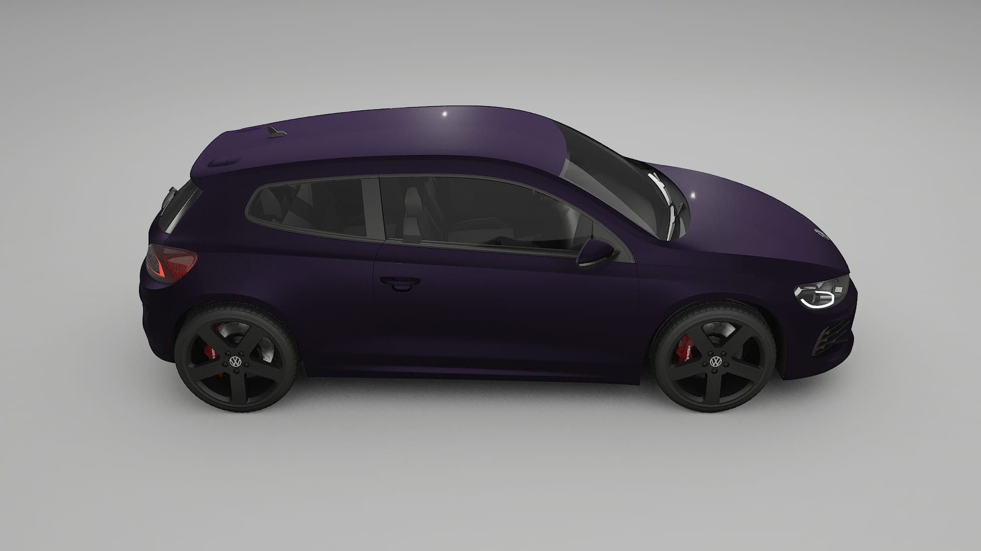 VW Scirocco R III TPU Lakbeschermingsfolie | VIOLET Kleurveranderende PPF – Volledig Voorgesneden Kit