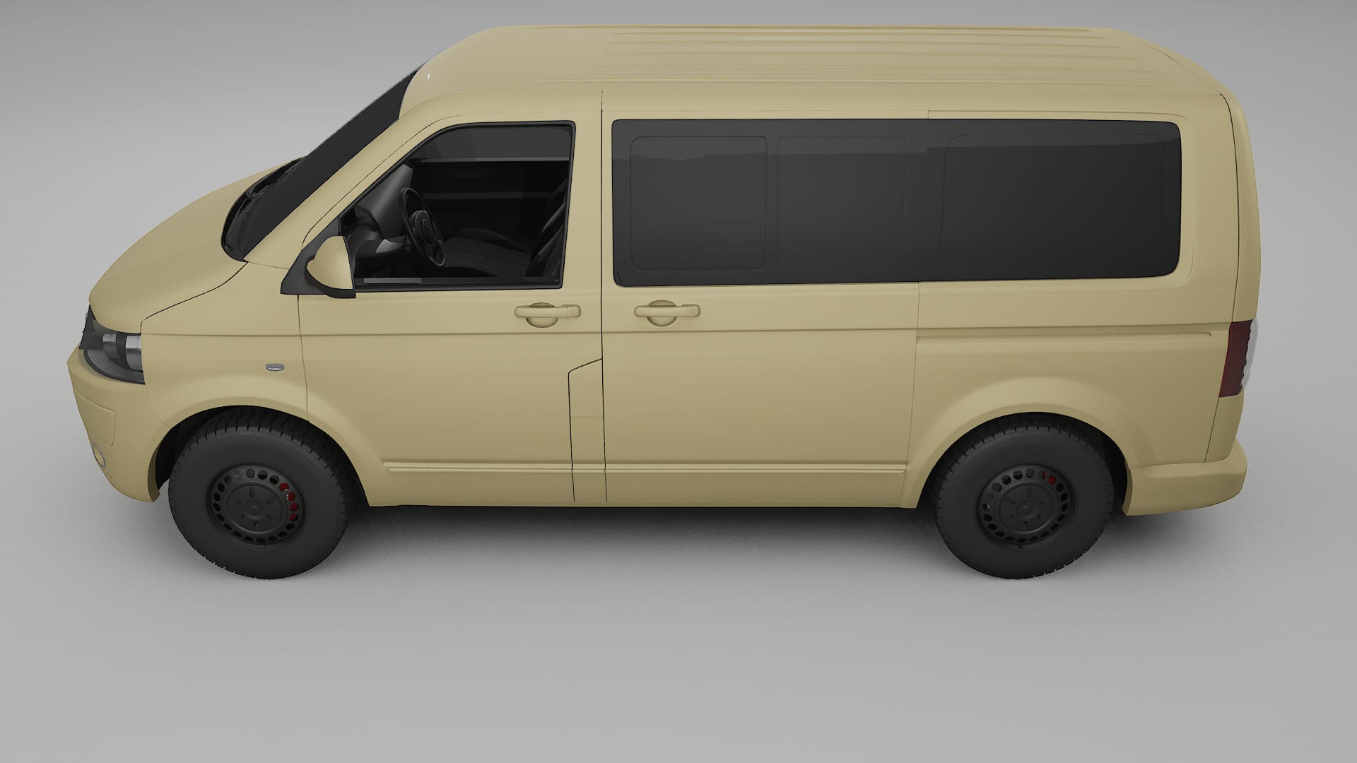 VW Transporter T5 Caravelle TPU Lakbeschermingsfolie | SAND Kleurveranderende PPF – Volledig Voorgesneden Kit