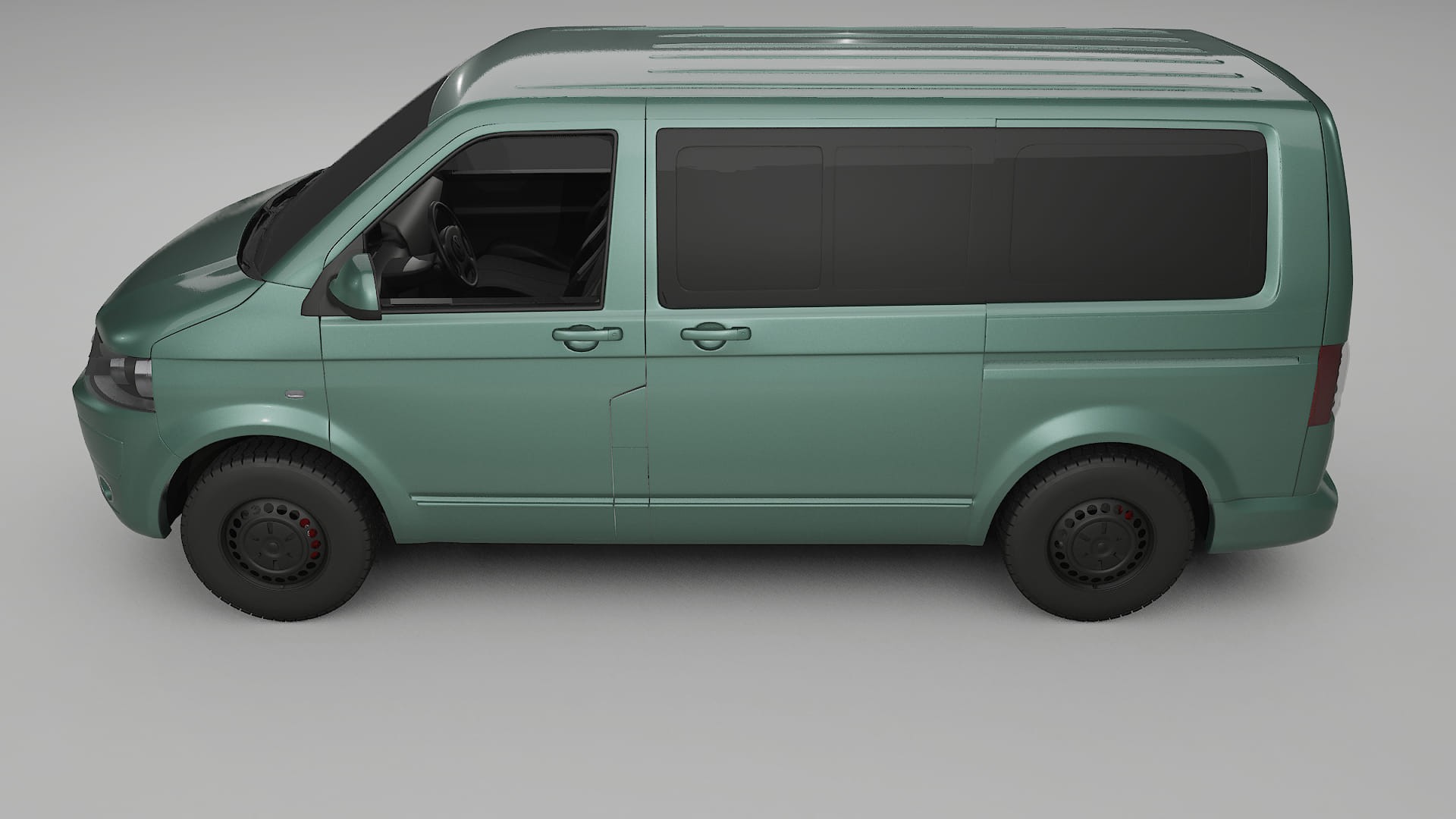 VW Transporter T5 Caravelle TPU Lakbeschermingsfolie | EVERGREEN Kleurveranderende PPF – Volledig Voorgesneden Kit