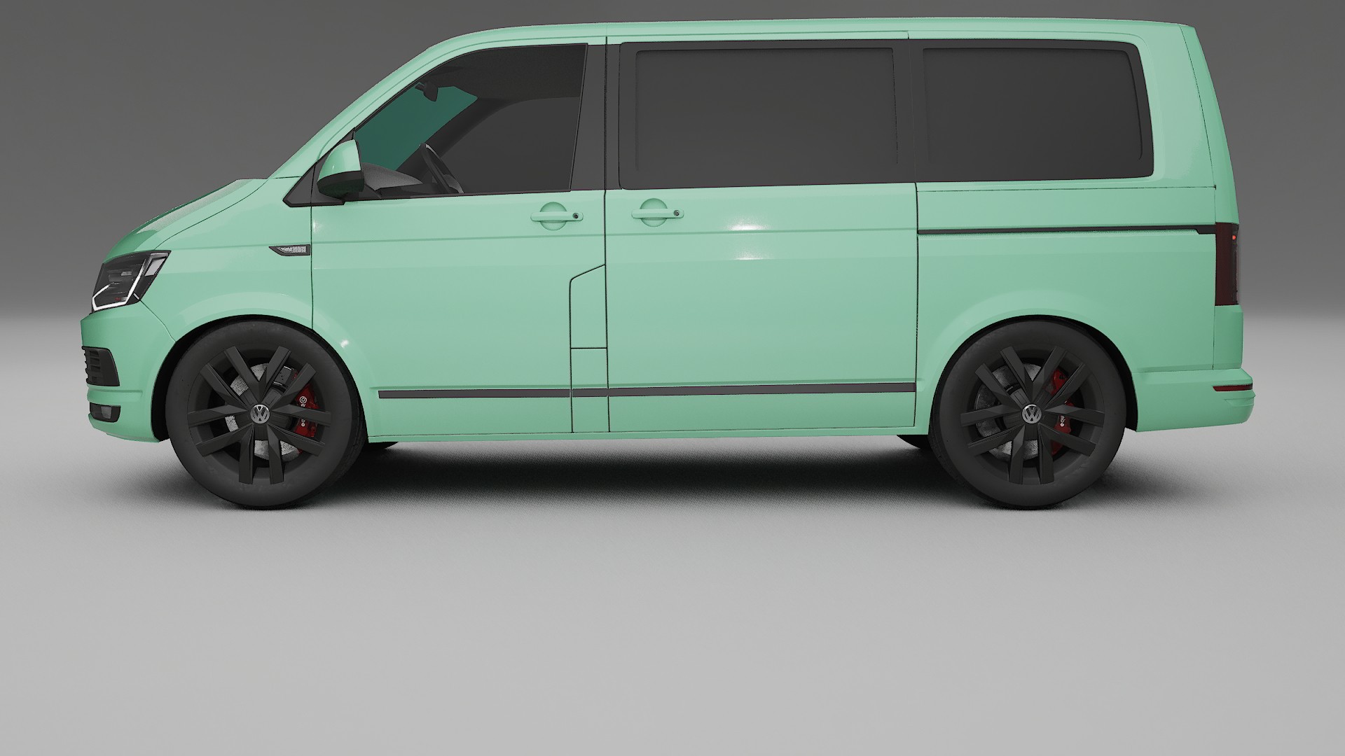 VW Transporter T6 Multivan TPU Lakbeschermingsfolie | DUSTY Kleurveranderende PPF – Volledig Voorgesneden Kit