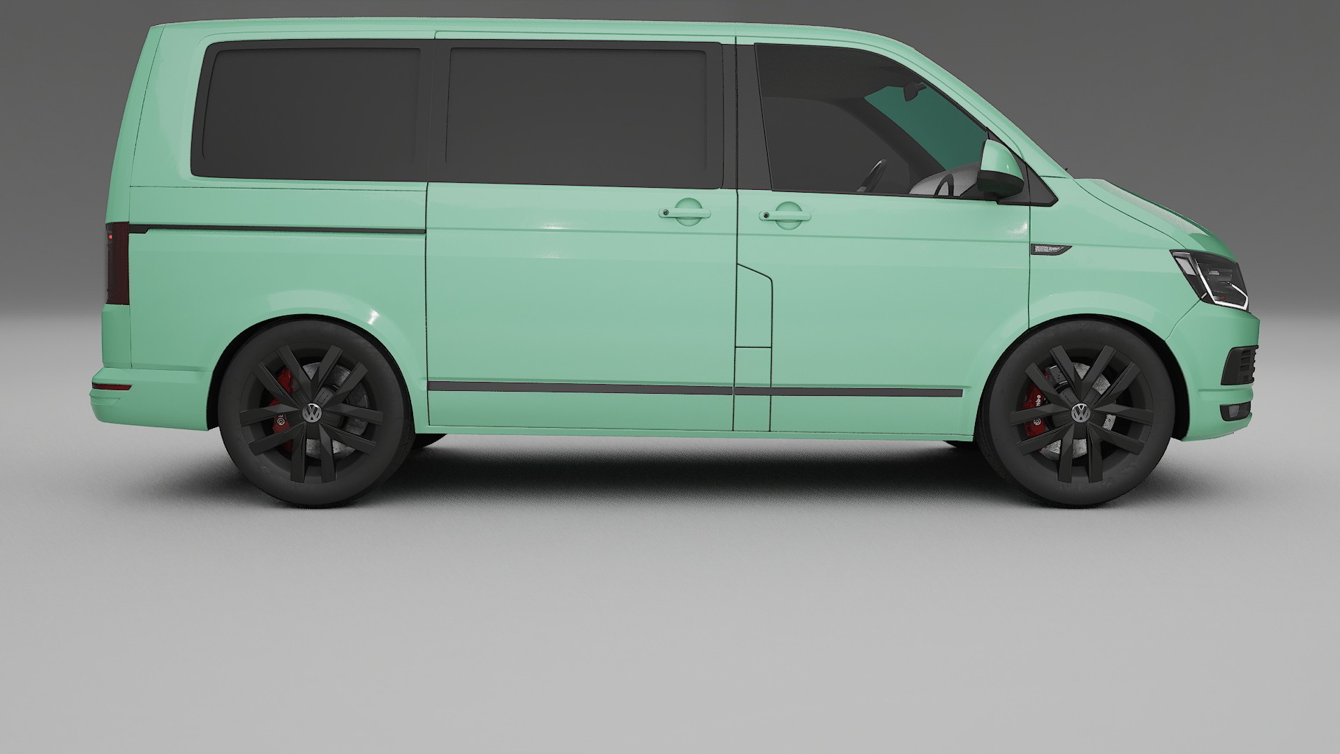 VW Transporter T6 Multivan TPU Lakbeschermingsfolie | DUSTY Kleurveranderende PPF – Volledig Voorgesneden Kit