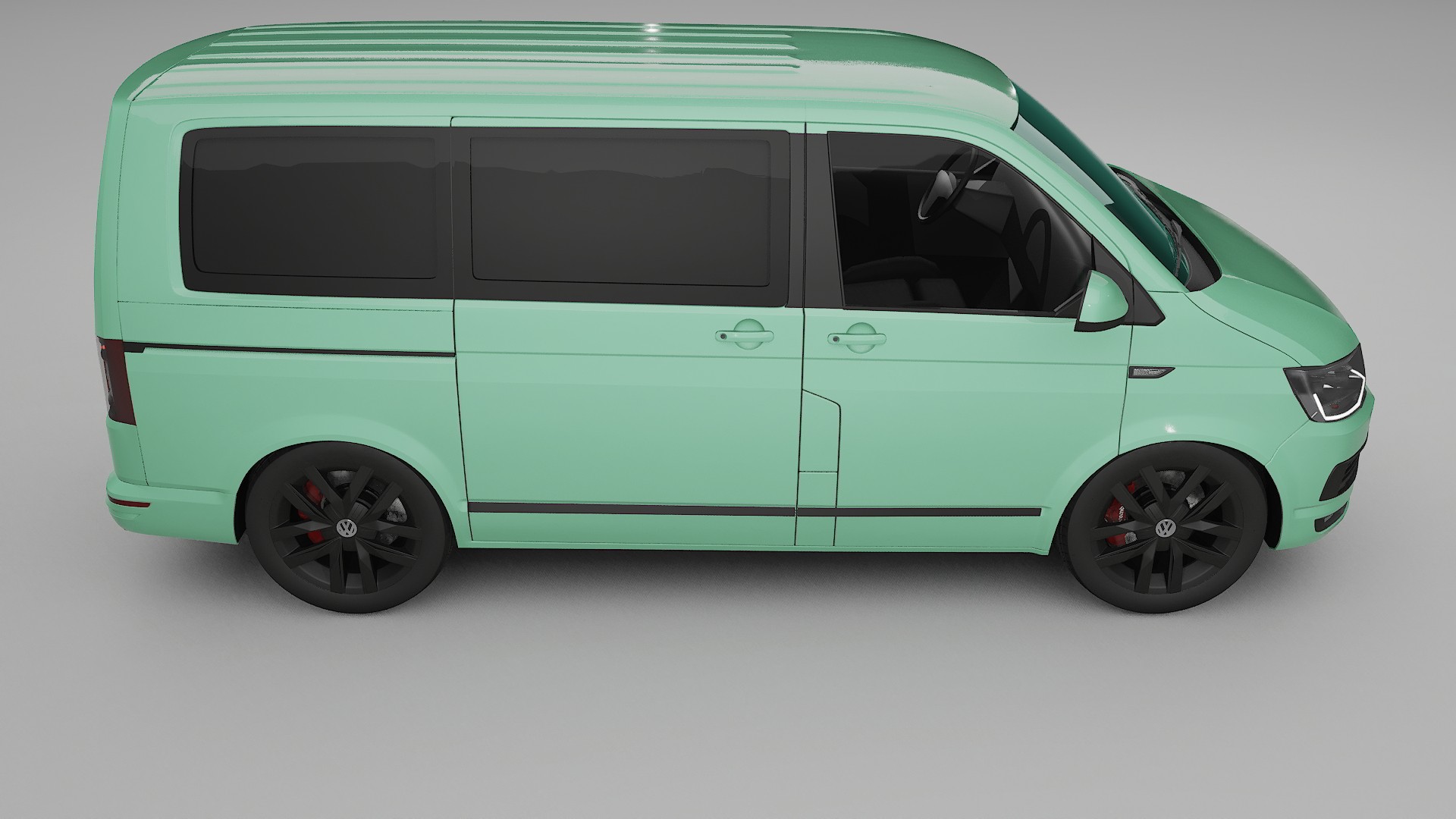 VW Transporter T6 Multivan TPU Lakbeschermingsfolie | DUSTY Kleurveranderende PPF – Volledig Voorgesneden Kit