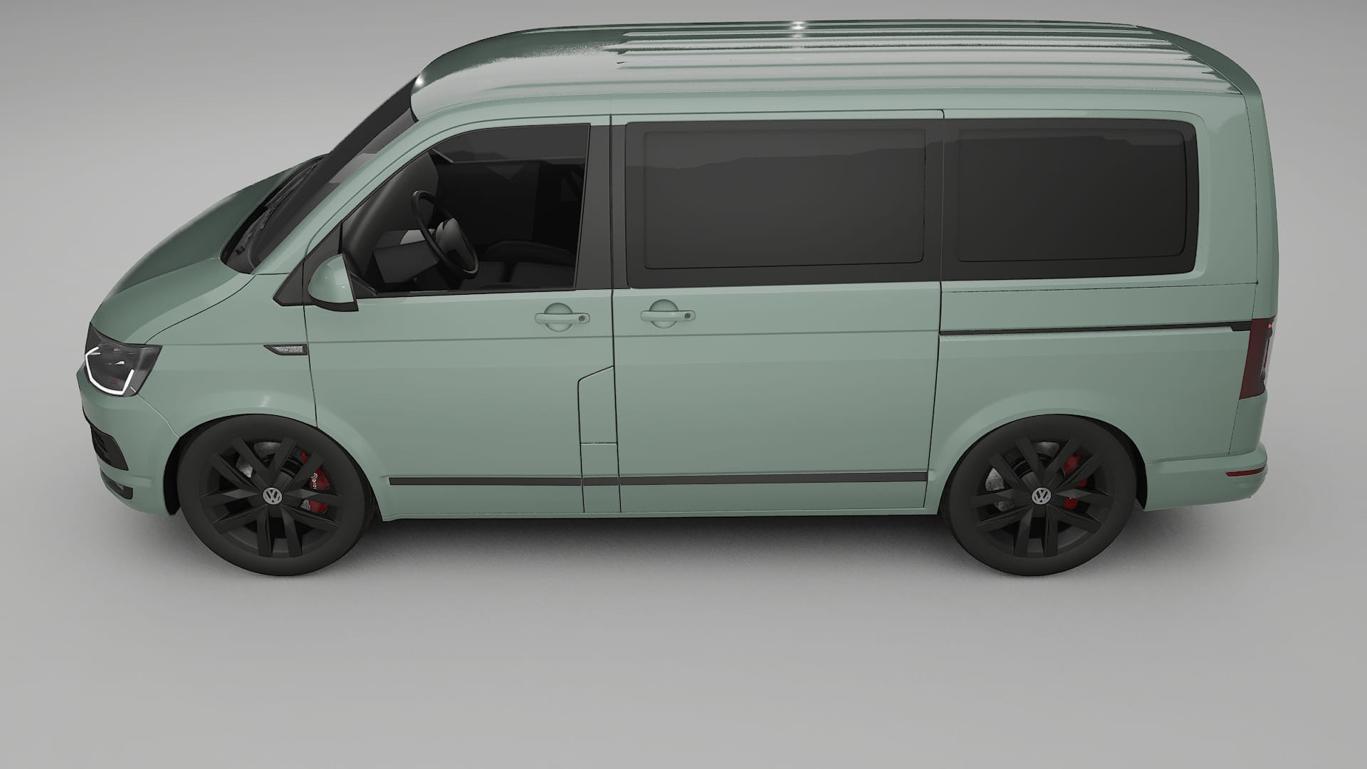 VW Transporter T6 Multivan TPU Lakbeschermingsfolie | CINDER Kleurveranderende PPF – Volledig Voorgesneden Kit