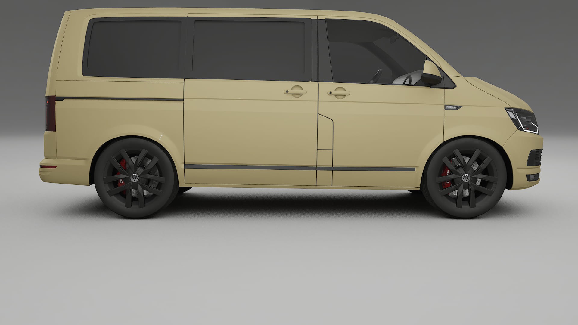 VW Transporter T6 Multivan TPU Lakbeschermingsfolie | SAND Kleurveranderende PPF – Volledig Voorgesneden Kit