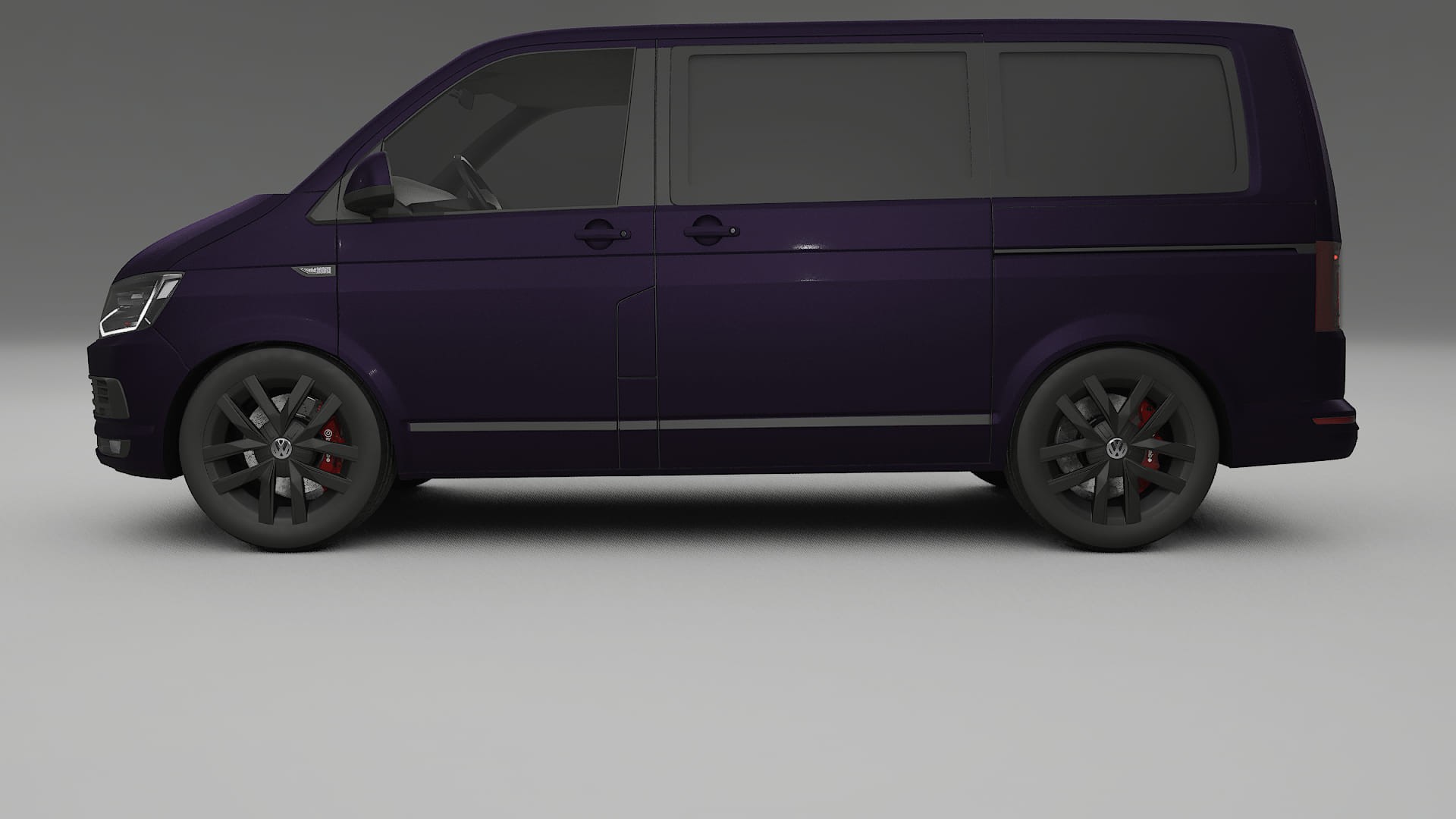 VW Transporter T6 Multivan TPU Lakbeschermingsfolie | VIOLET Kleurveranderende PPF – Volledig Voorgesneden Kit