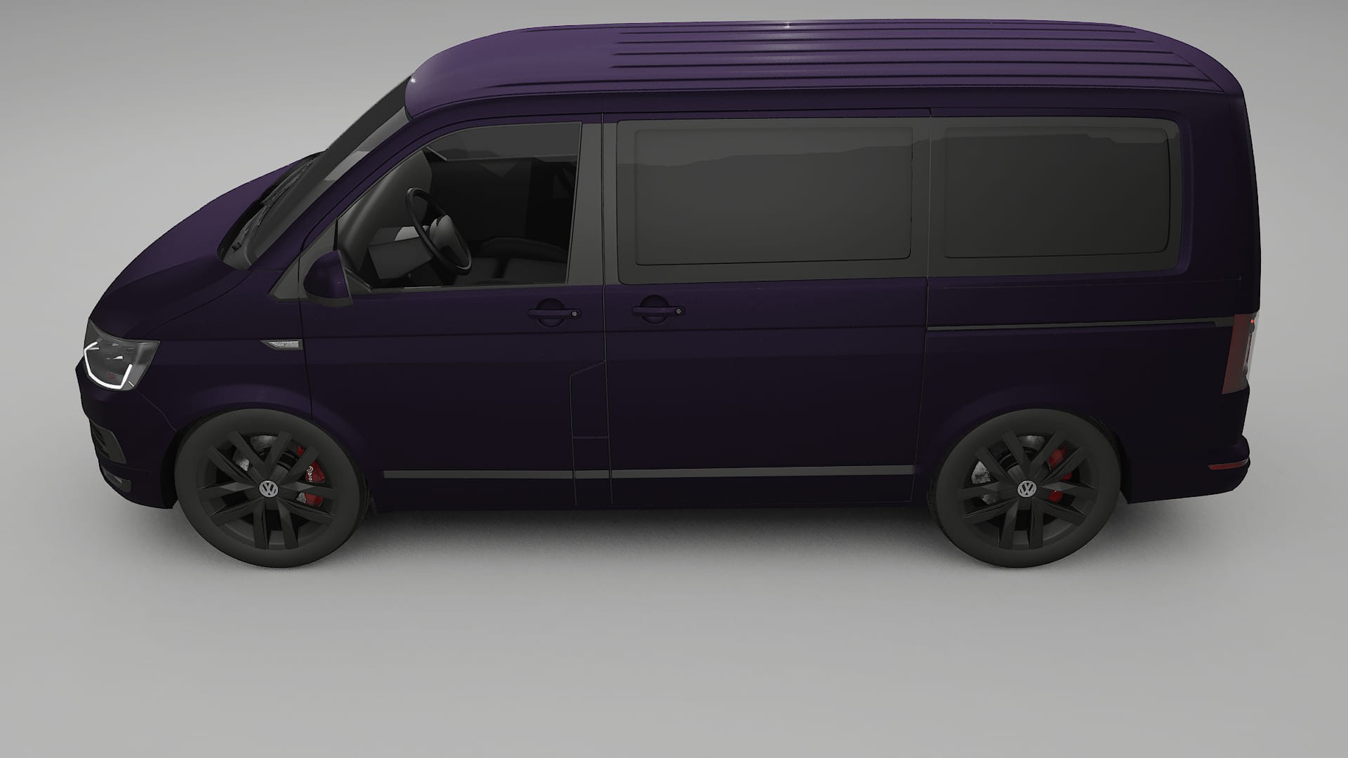 VW Transporter T6 Multivan TPU Lakbeschermingsfolie | VIOLET Kleurveranderende PPF – Volledig Voorgesneden Kit