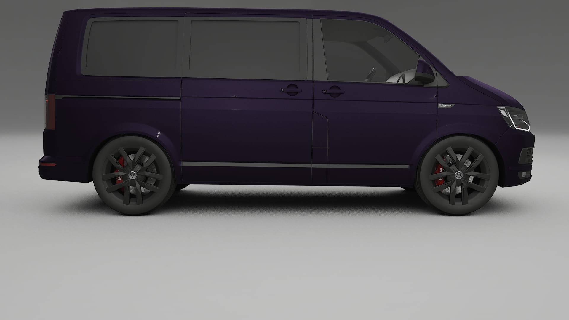 VW Transporter T6 Multivan TPU Lakbeschermingsfolie | VIOLET Kleurveranderende PPF – Volledig Voorgesneden Kit