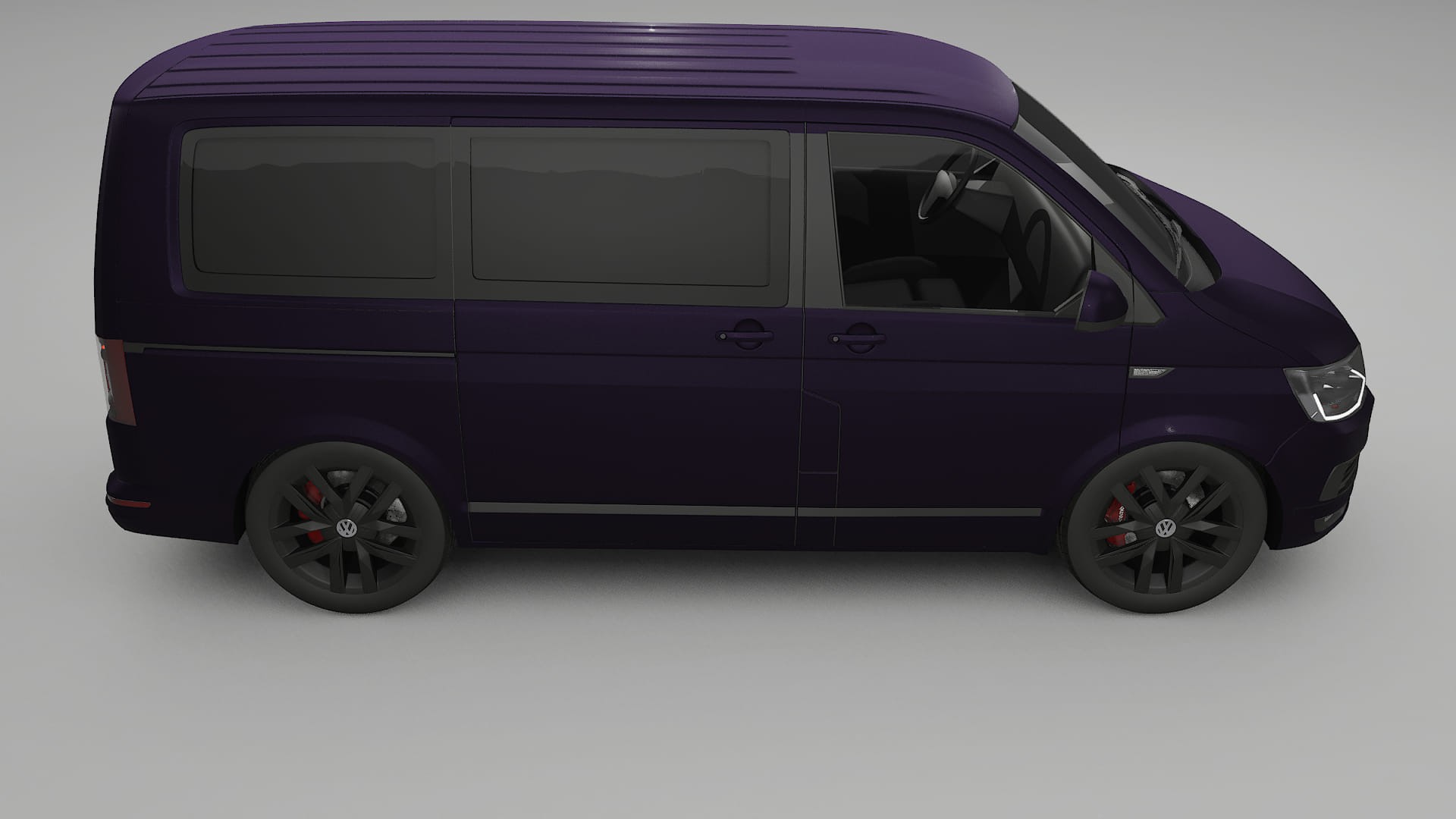 VW Transporter T6 Multivan TPU Lakbeschermingsfolie | VIOLET Kleurveranderende PPF – Volledig Voorgesneden Kit