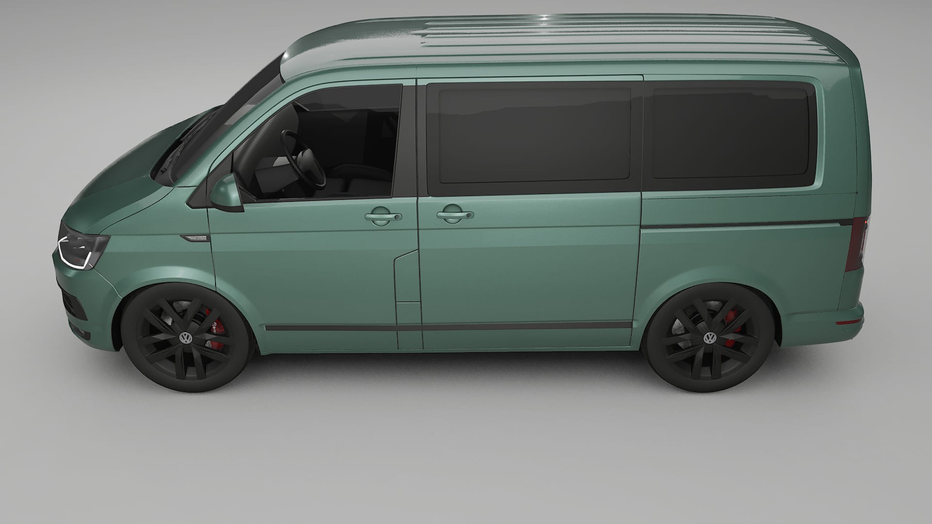 VW Transporter T6 Multivan TPU Lakbeschermingsfolie | EVERGREEN Kleurveranderende PPF – Volledig Voorgesneden Kit