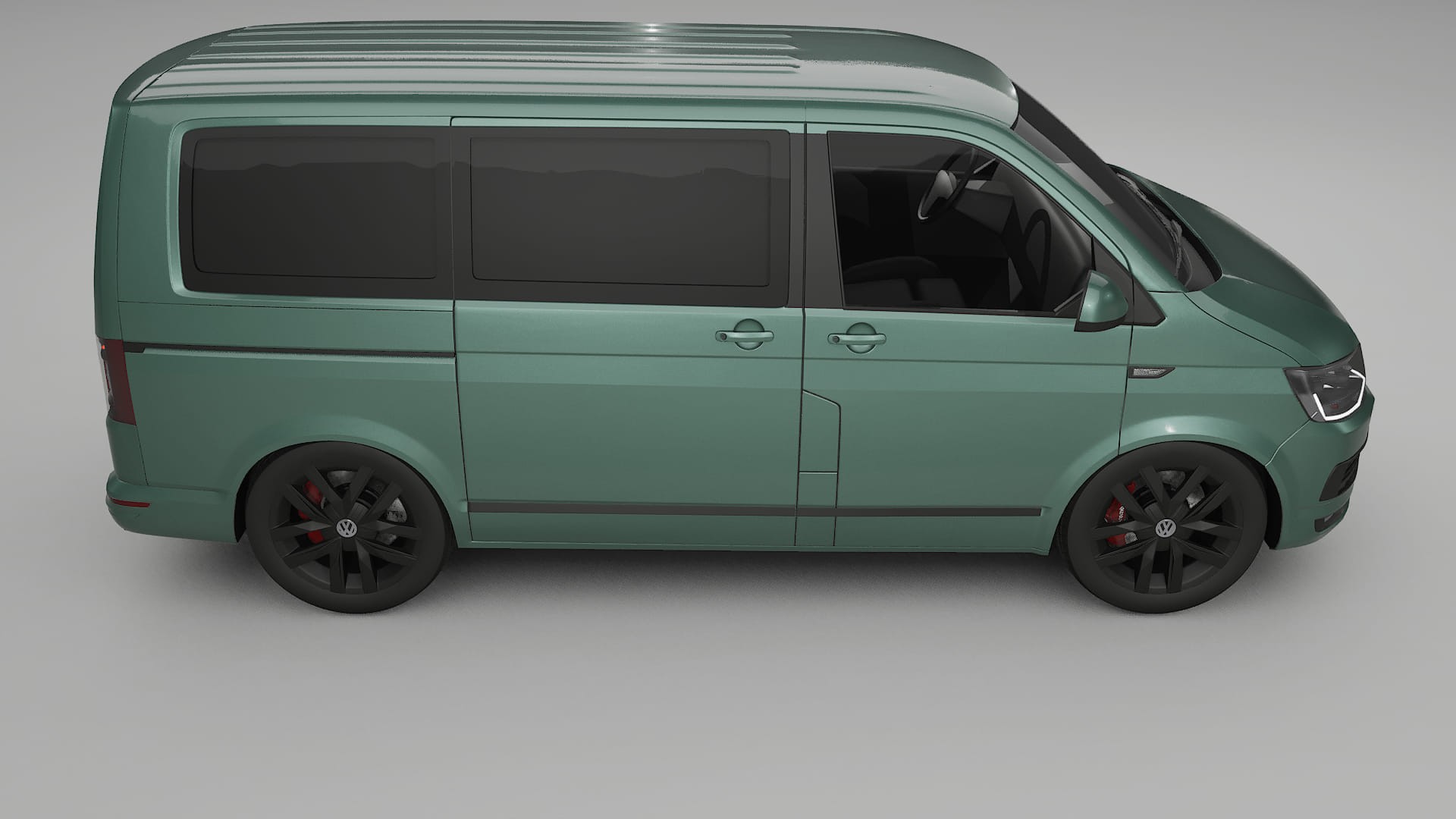 VW Transporter T6 Multivan TPU Lakbeschermingsfolie | EVERGREEN Kleurveranderende PPF – Volledig Voorgesneden Kit