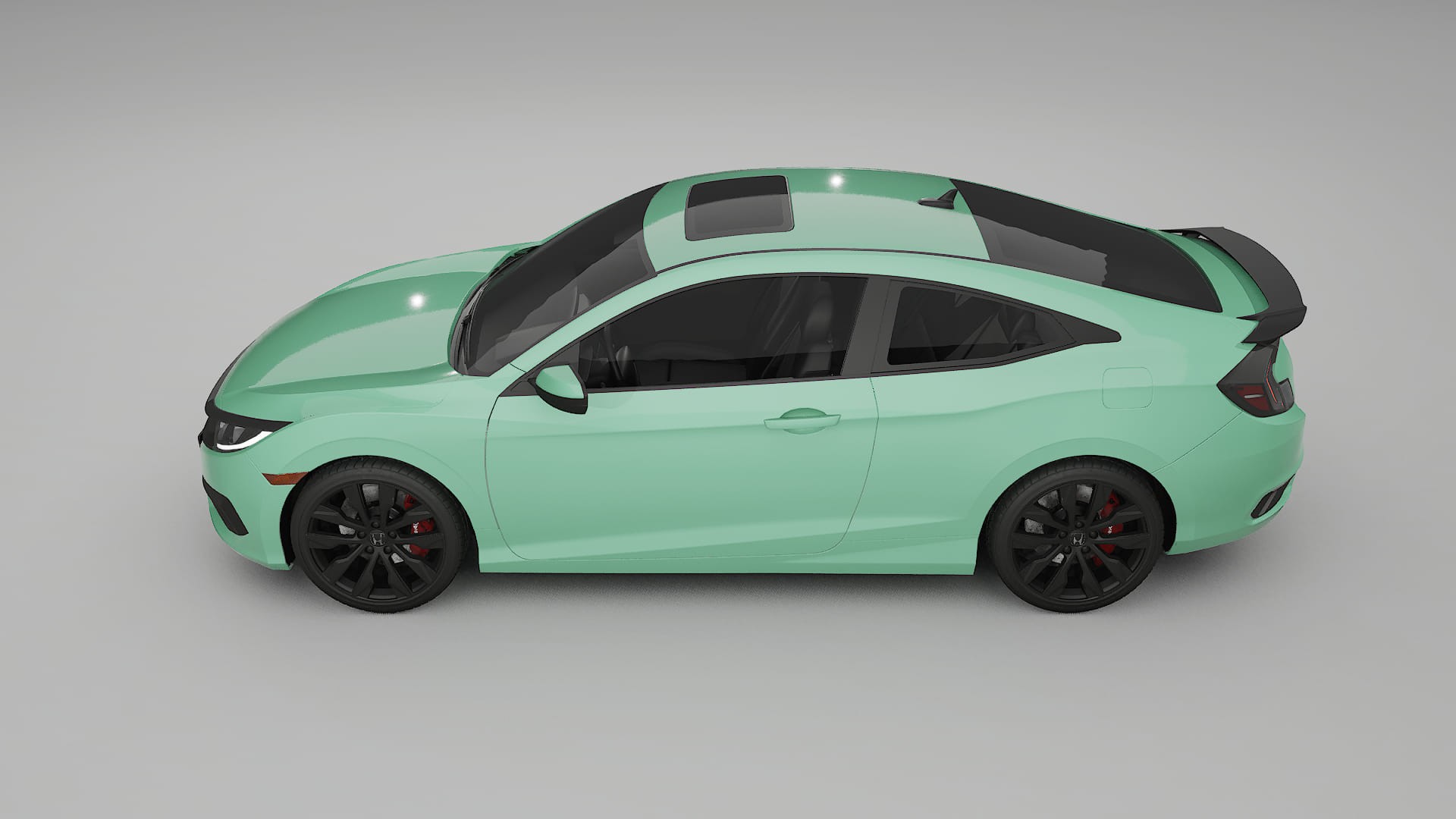 Honda Civic coupe prefacelift pre LCI TPU Lakbeschermingsfolie | DUSTY Kleurveranderende PPF – Volledig Voorgesneden Kit