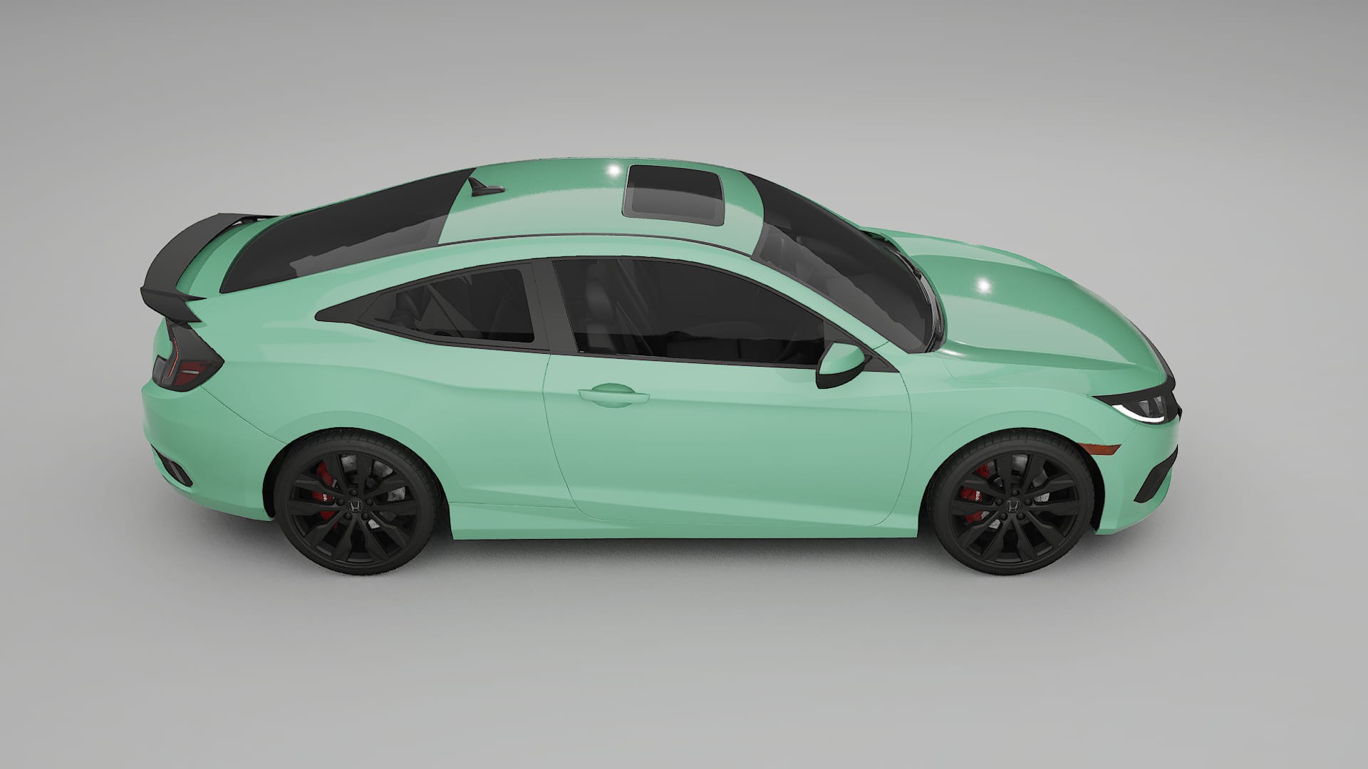 Honda Civic coupe prefacelift pre LCI TPU Lakbeschermingsfolie | DUSTY Kleurveranderende PPF – Volledig Voorgesneden Kit