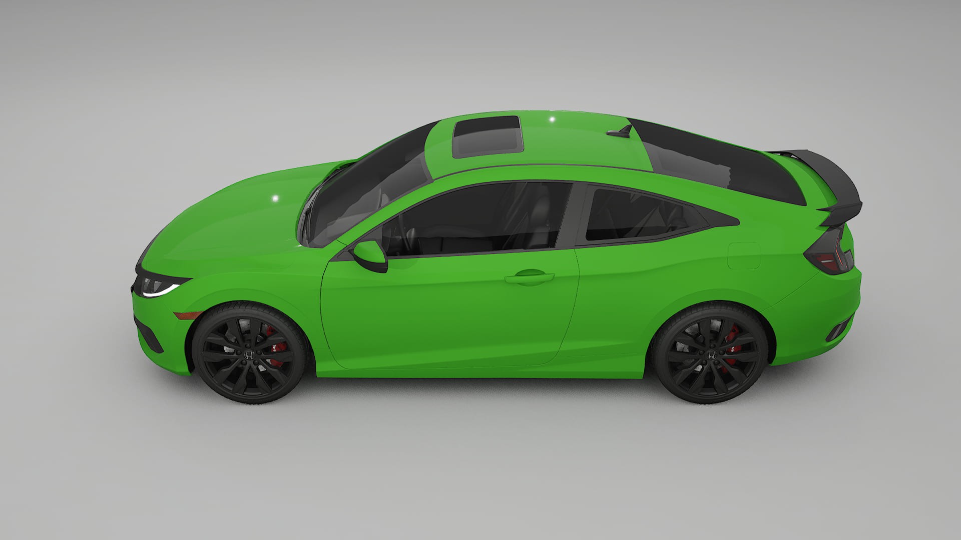 Honda Civic coupe prefacelift pre LCI TPU Lakbeschermingsfolie | VENOM Kleurveranderende PPF – Volledig Voorgesneden Kit