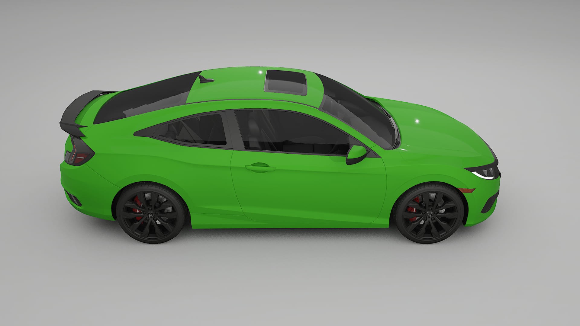 Honda Civic coupe prefacelift pre LCI TPU Lakbeschermingsfolie | VENOM Kleurveranderende PPF – Volledig Voorgesneden Kit