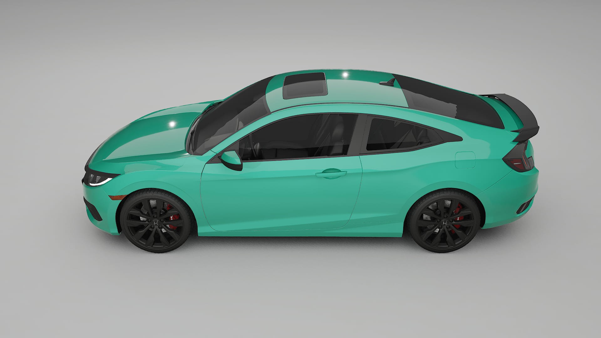 Honda Civic coupe prefacelift pre LCI TPU Lakbeschermingsfolie | JEWEL Kleurveranderende PPF – Volledig Voorgesneden Kit