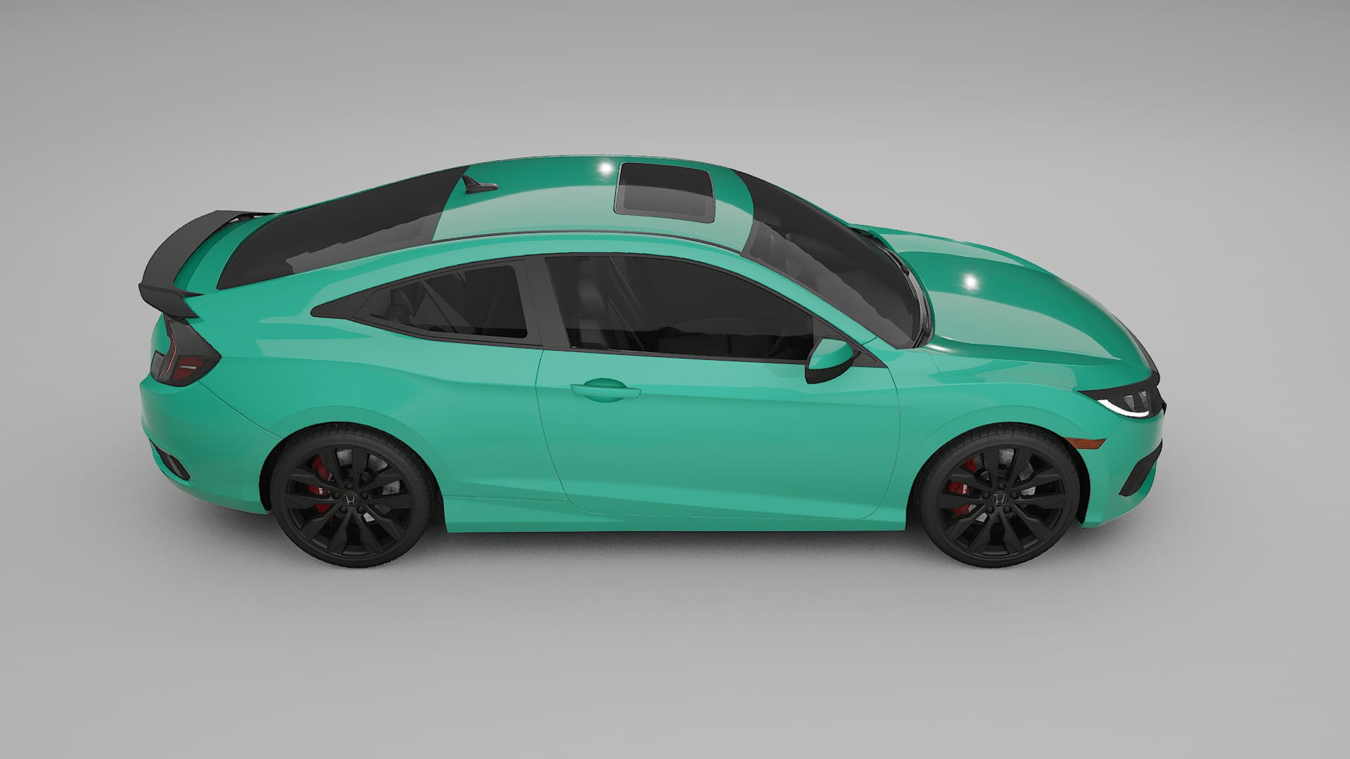 Honda Civic coupe prefacelift pre LCI TPU Lakbeschermingsfolie | JEWEL Kleurveranderende PPF – Volledig Voorgesneden Kit
