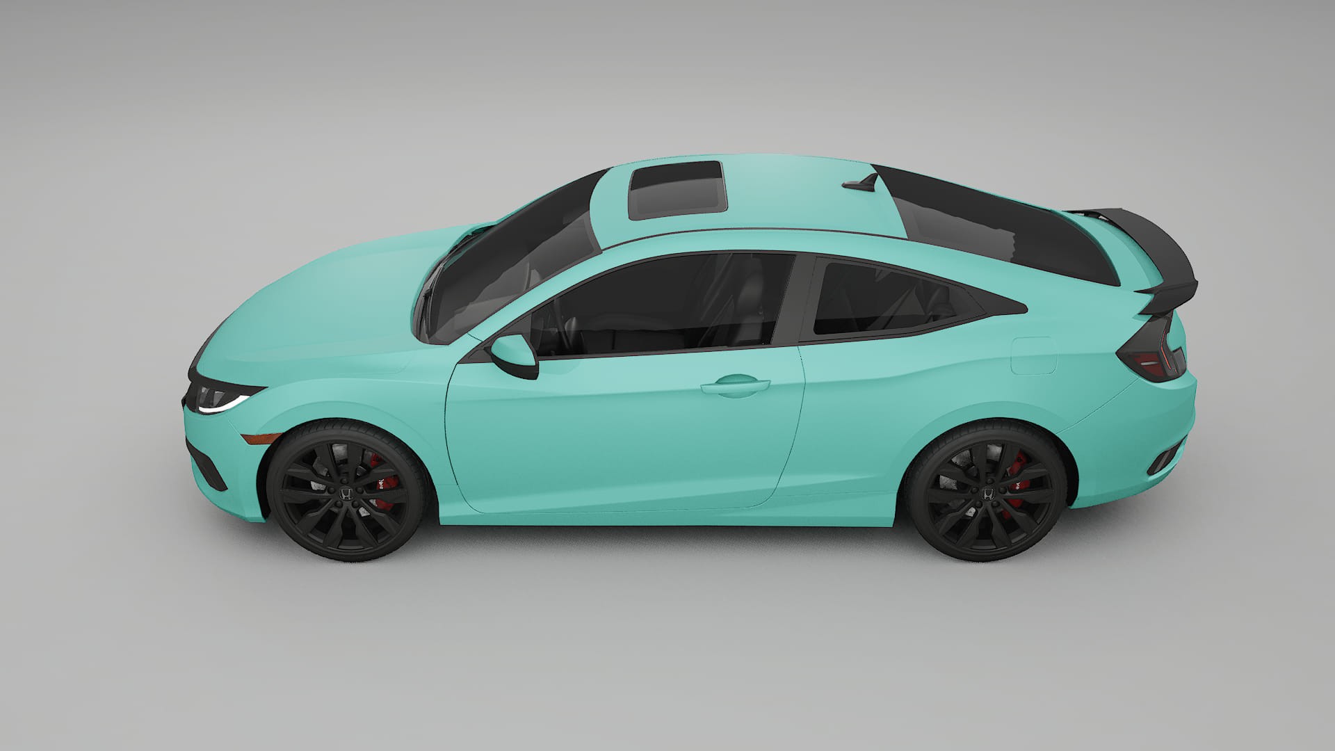 Honda Civic coupe prefacelift pre LCI TPU Lakbeschermingsfolie | FROST Kleurveranderende PPF – Volledig Voorgesneden Kit