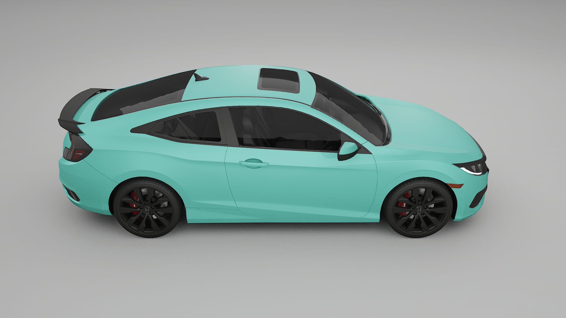 Honda Civic coupe prefacelift pre LCI TPU Lakbeschermingsfolie | FROST Kleurveranderende PPF – Volledig Voorgesneden Kit