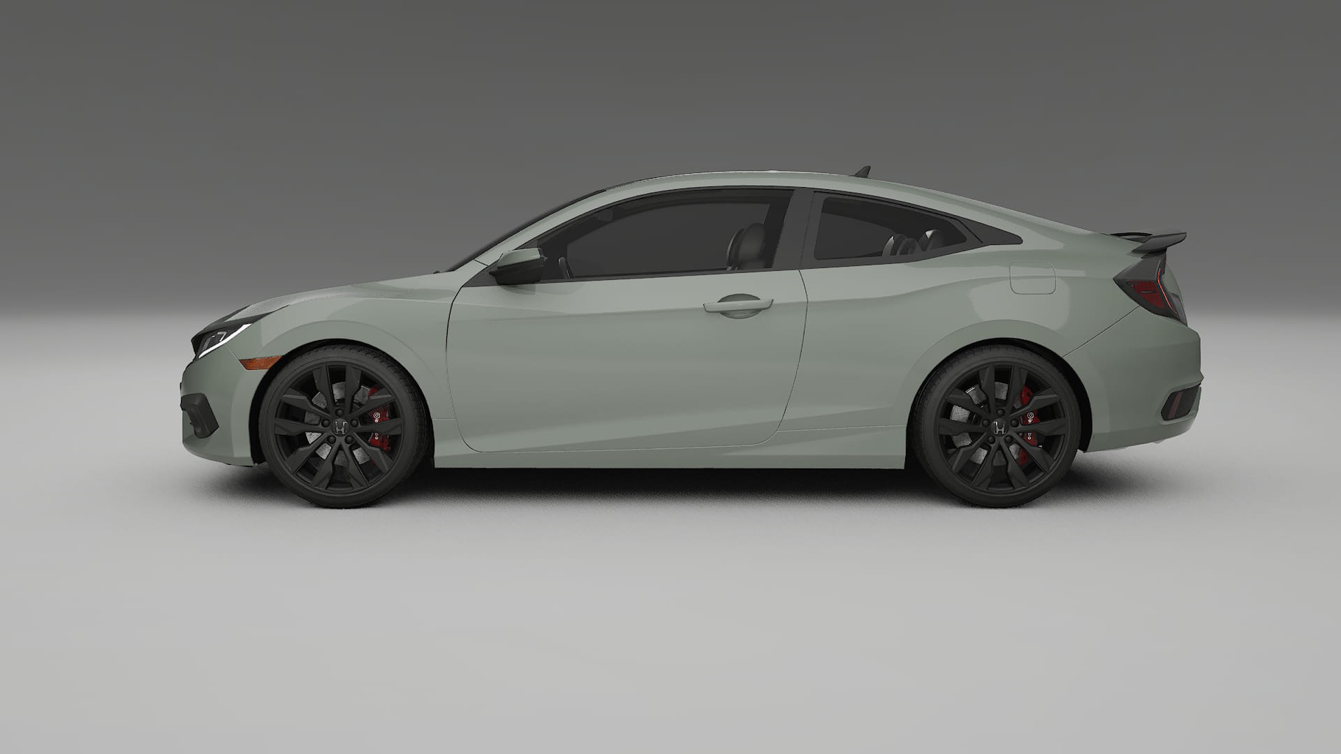 Honda Civic coupe prefacelift pre LCI TPU Lakbeschermingsfolie | SLATE Kleurveranderende PPF – Volledig Voorgesneden Kit