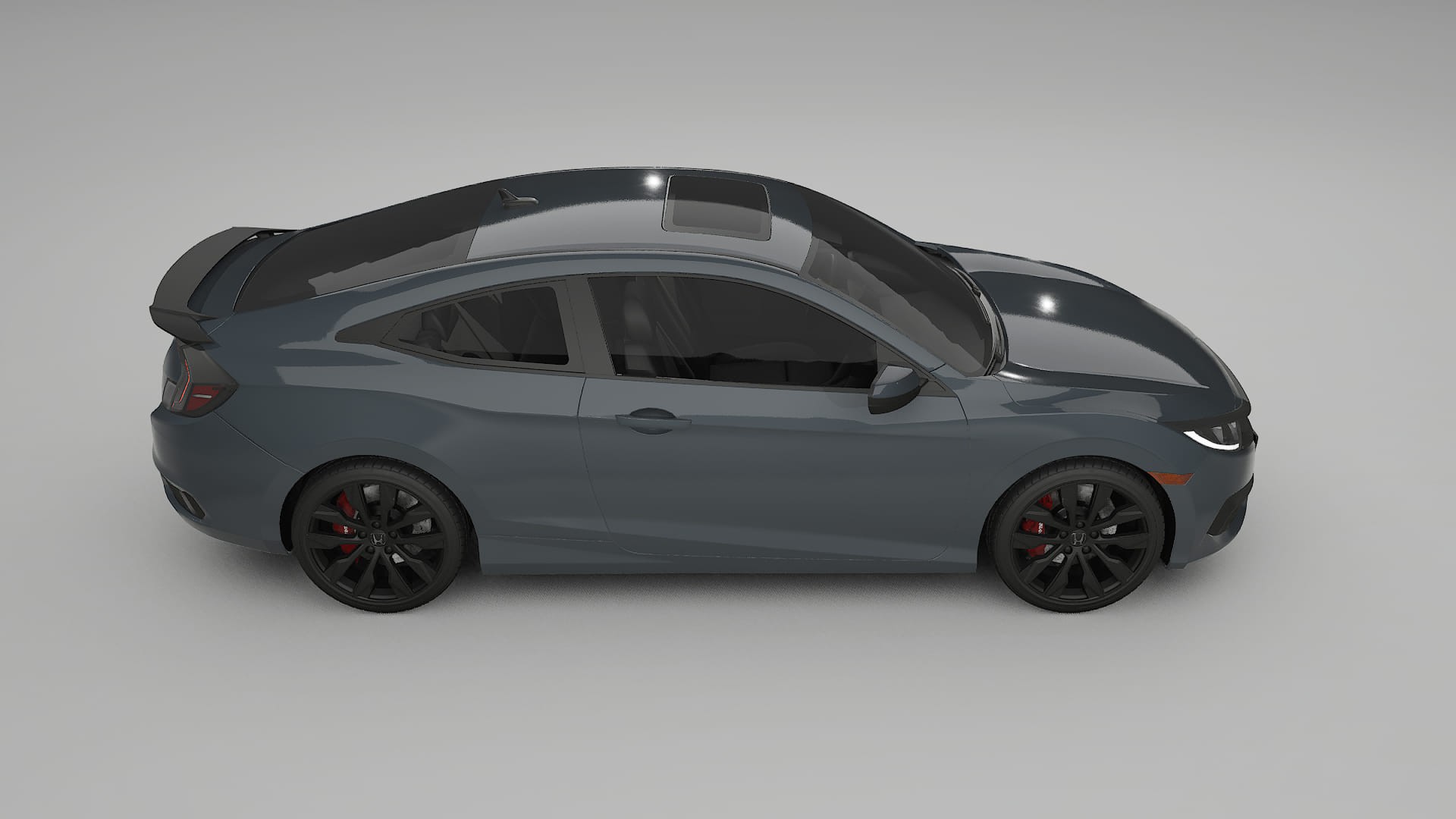 Honda Civic coupe prefacelift pre LCI TPU Lakbeschermingsfolie | GRANITE Kleurveranderende PPF – Volledig Voorgesneden Kit