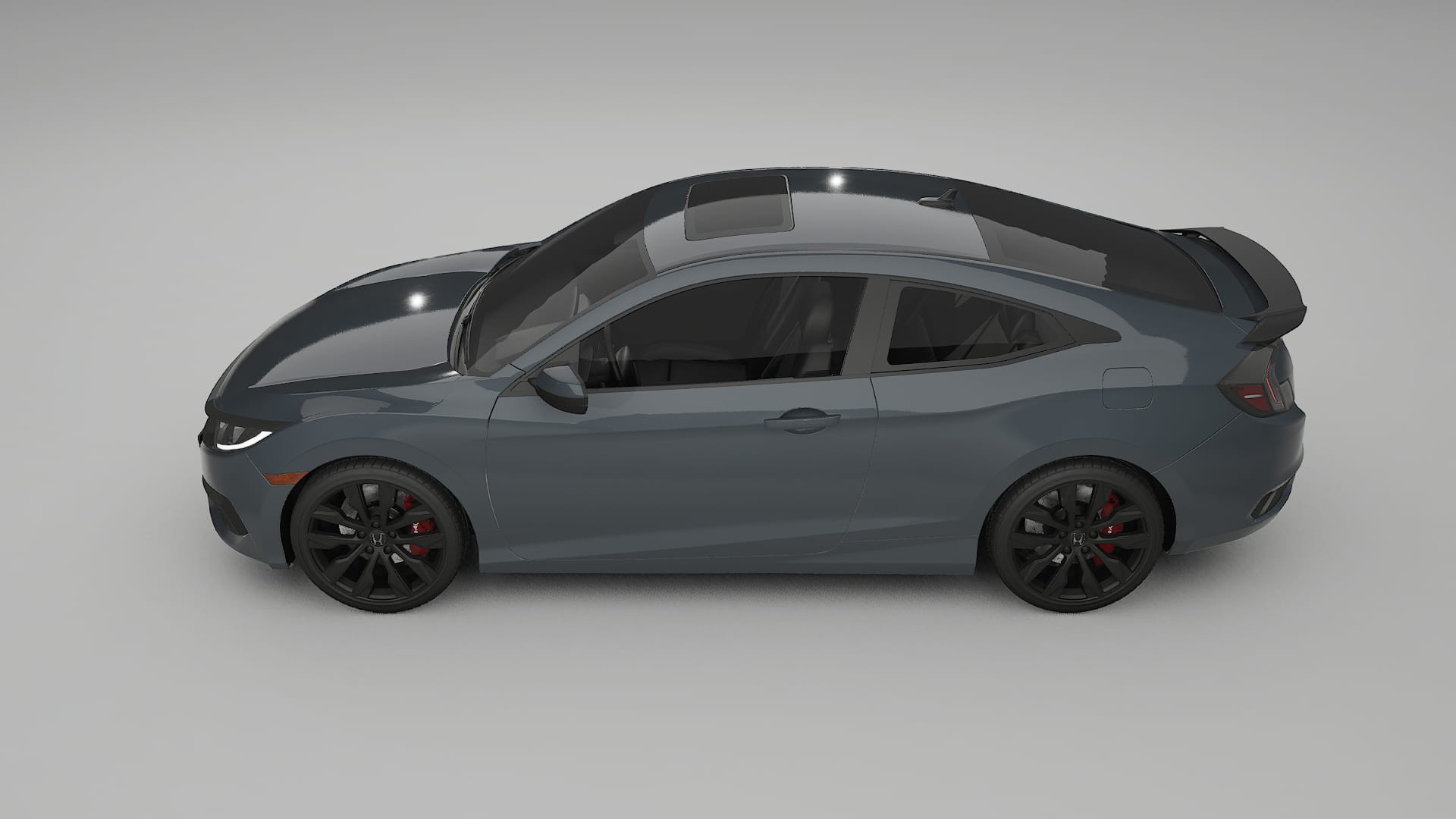 Honda Civic coupe prefacelift pre LCI TPU Lakbeschermingsfolie | GRANITE Kleurveranderende PPF – Volledig Voorgesneden Kit