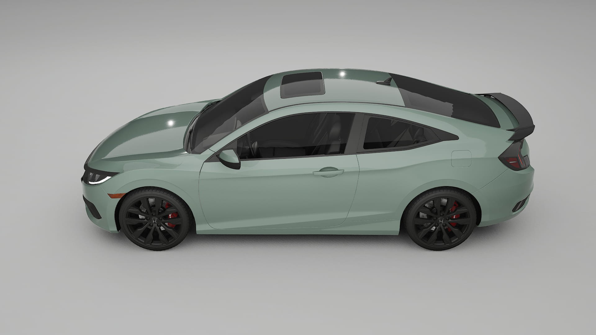 Honda Civic coupe prefacelift pre LCI TPU Lakbeschermingsfolie | CINDER Kleurveranderende PPF – Volledig Voorgesneden Kit