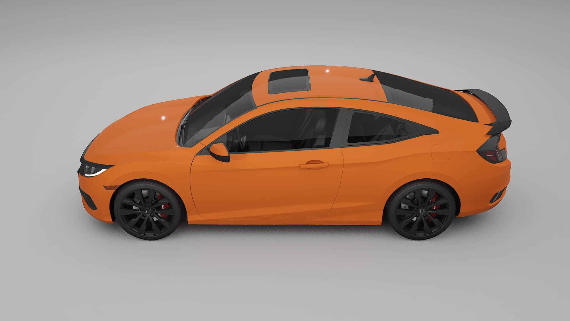 Honda Civic coupe prefacelift pre LCI TPU Lakbeschermingsfolie | ROCKET Kleurveranderende PPF – Volledig Voorgesneden Kit