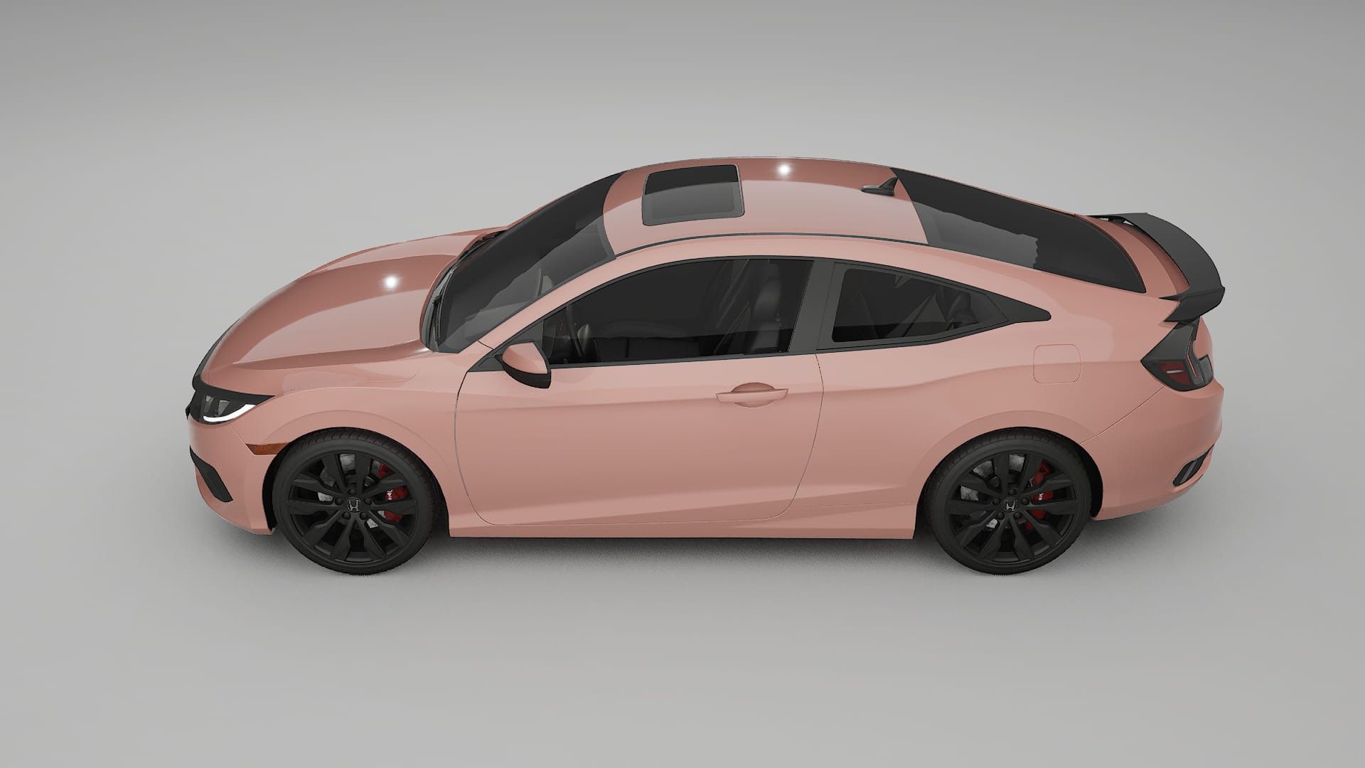 Honda Civic coupe prefacelift pre LCI TPU Lakbeschermingsfolie | BLUSH Kleurveranderende PPF – Volledig Voorgesneden Kit