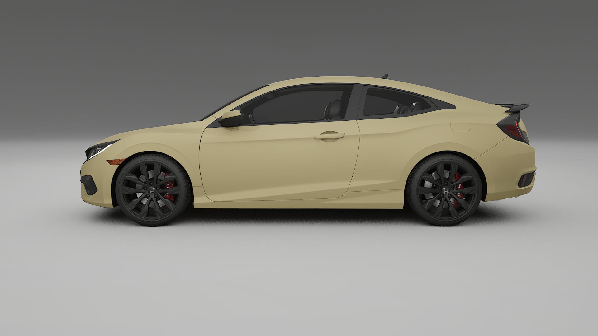 Honda Civic coupe prefacelift pre LCI TPU Lakbeschermingsfolie | SAND Kleurveranderende PPF – Volledig Voorgesneden Kit
