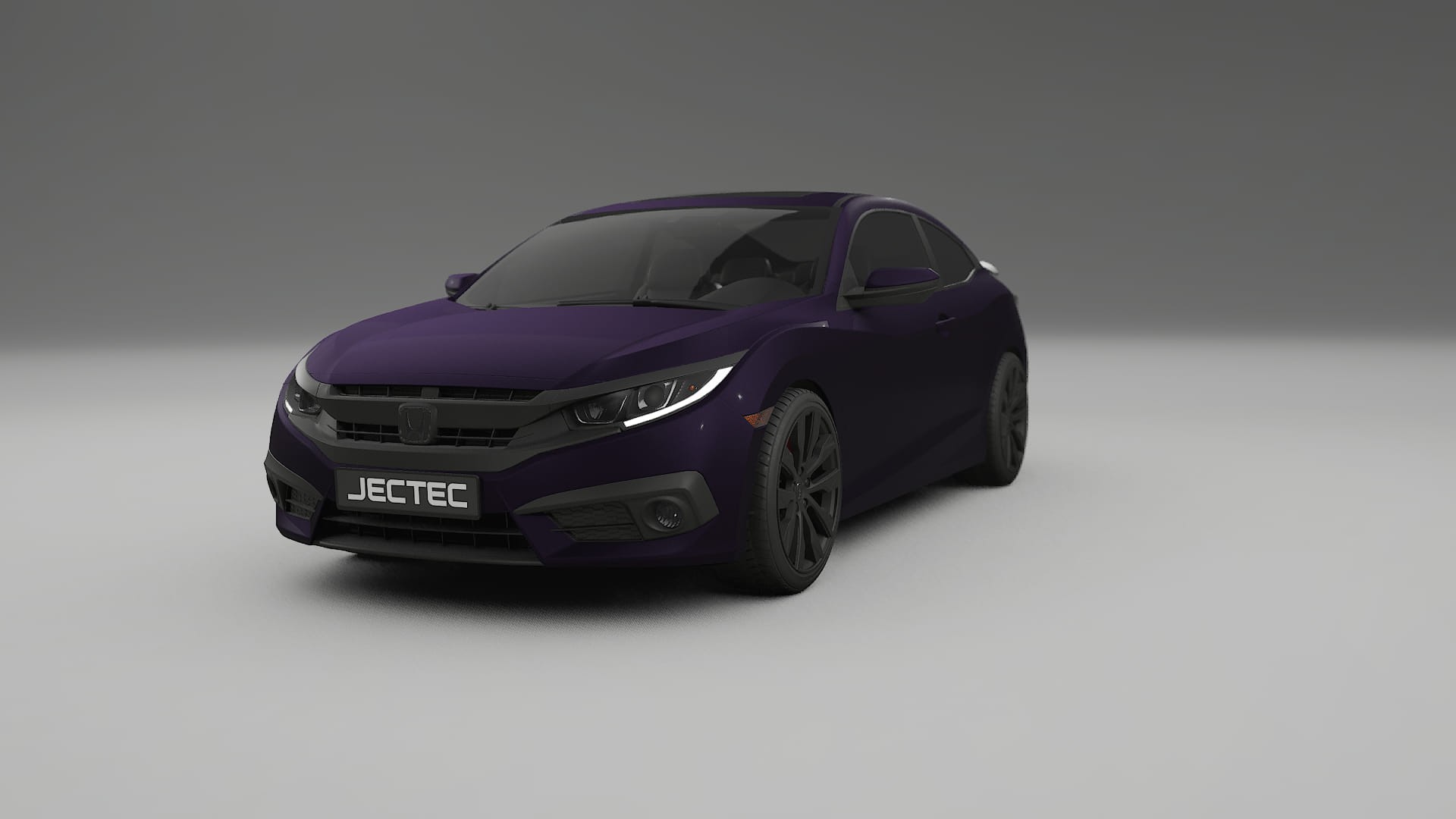 Honda Civic coupe prefacelift pre LCI TPU Lakbeschermingsfolie | VIOLET Kleurveranderende PPF – Volledig Voorgesneden Kit