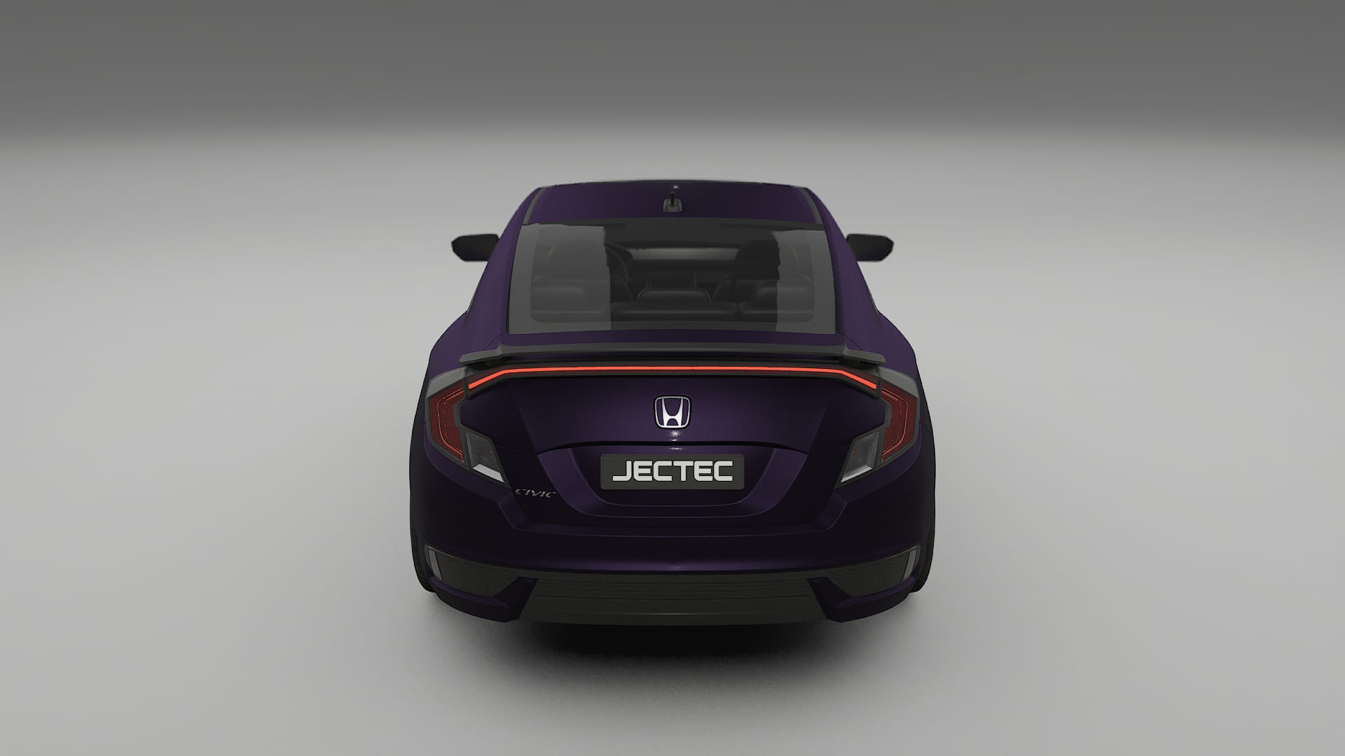 Honda Civic coupe prefacelift pre LCI TPU Lakbeschermingsfolie | VIOLET Kleurveranderende PPF – Volledig Voorgesneden Kit