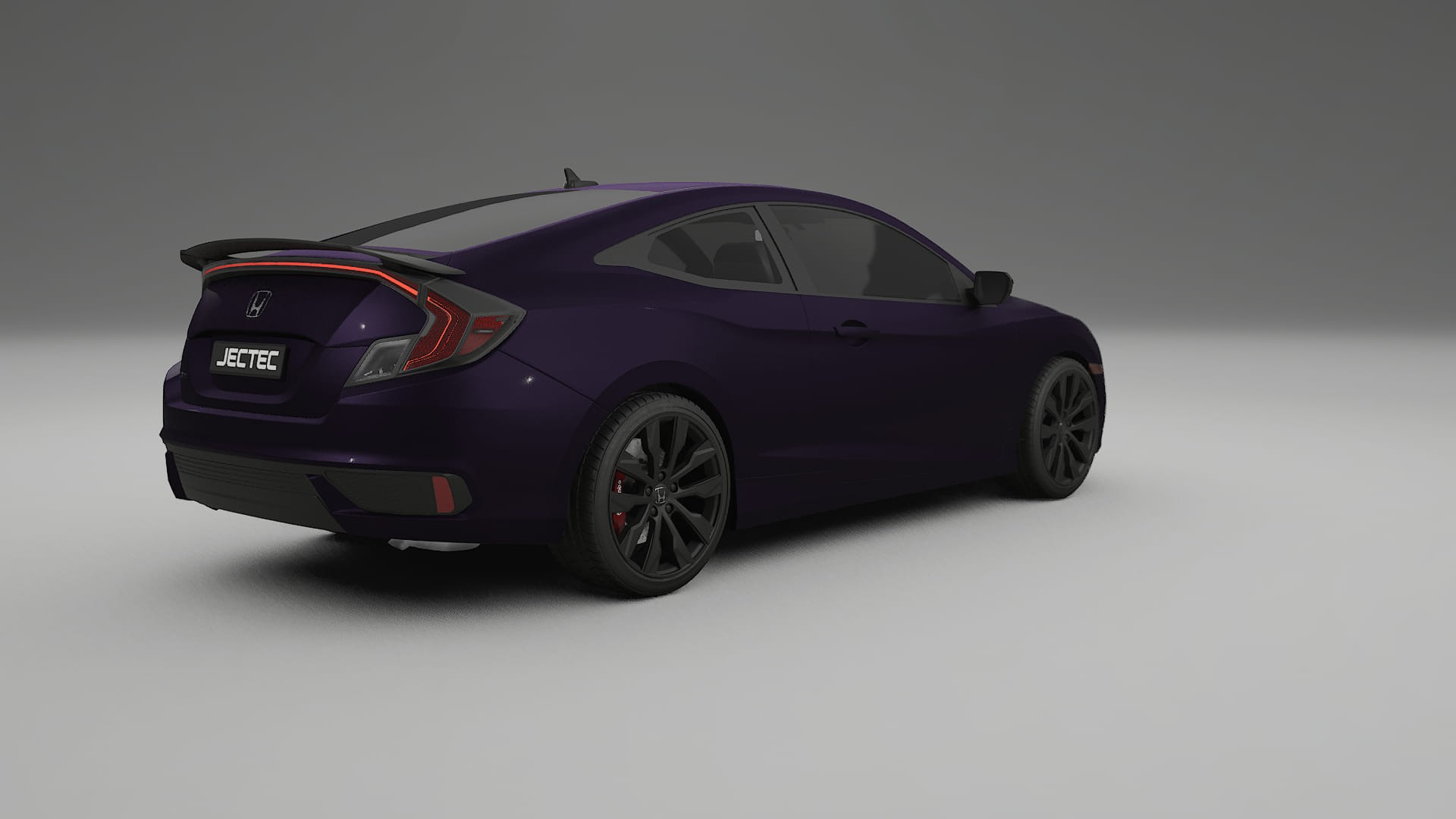 Honda Civic coupe prefacelift pre LCI TPU Lakbeschermingsfolie | VIOLET Kleurveranderende PPF – Volledig Voorgesneden Kit