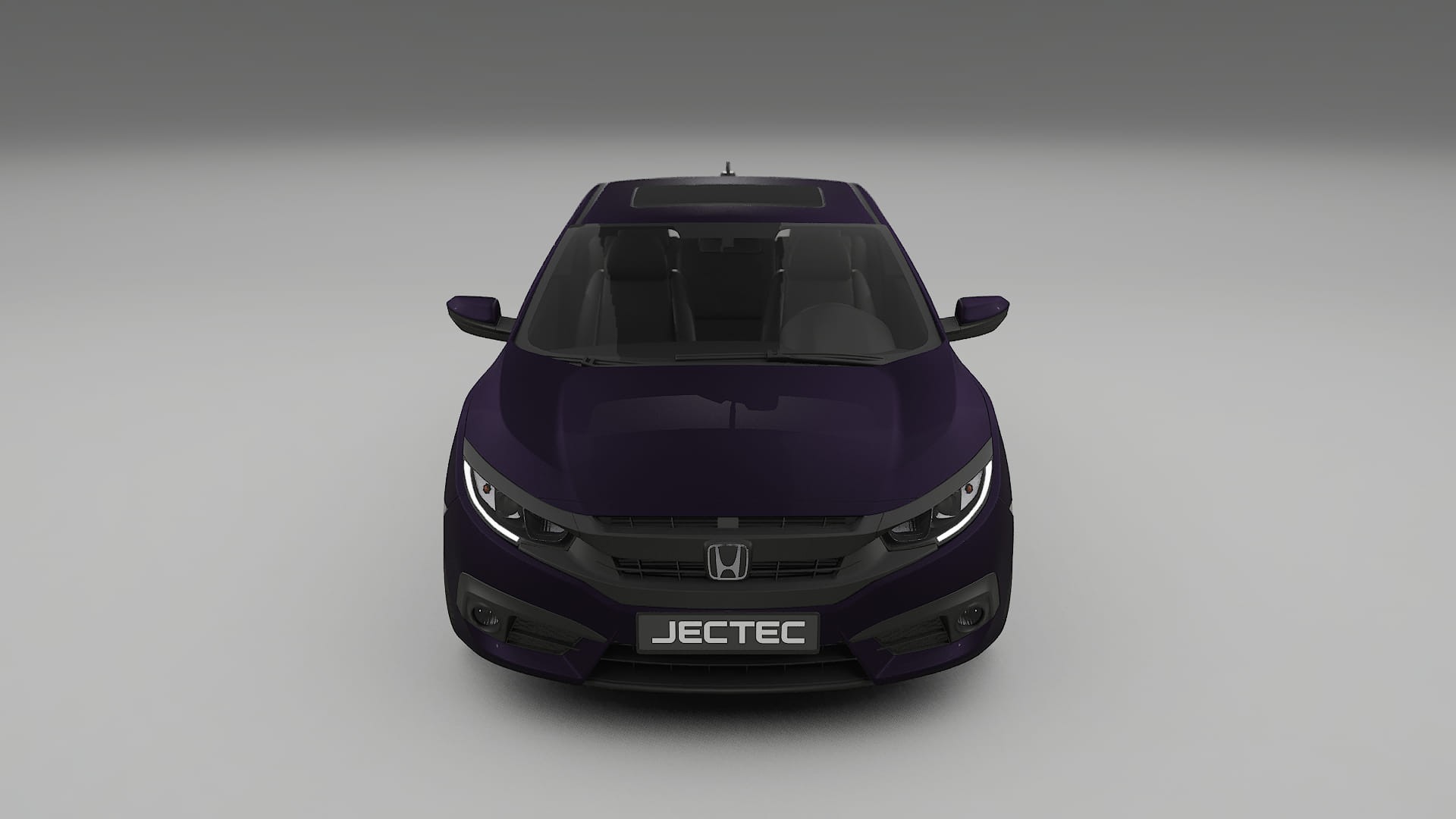 Honda Civic coupe prefacelift pre LCI TPU Lakbeschermingsfolie | VIOLET Kleurveranderende PPF – Volledig Voorgesneden Kit