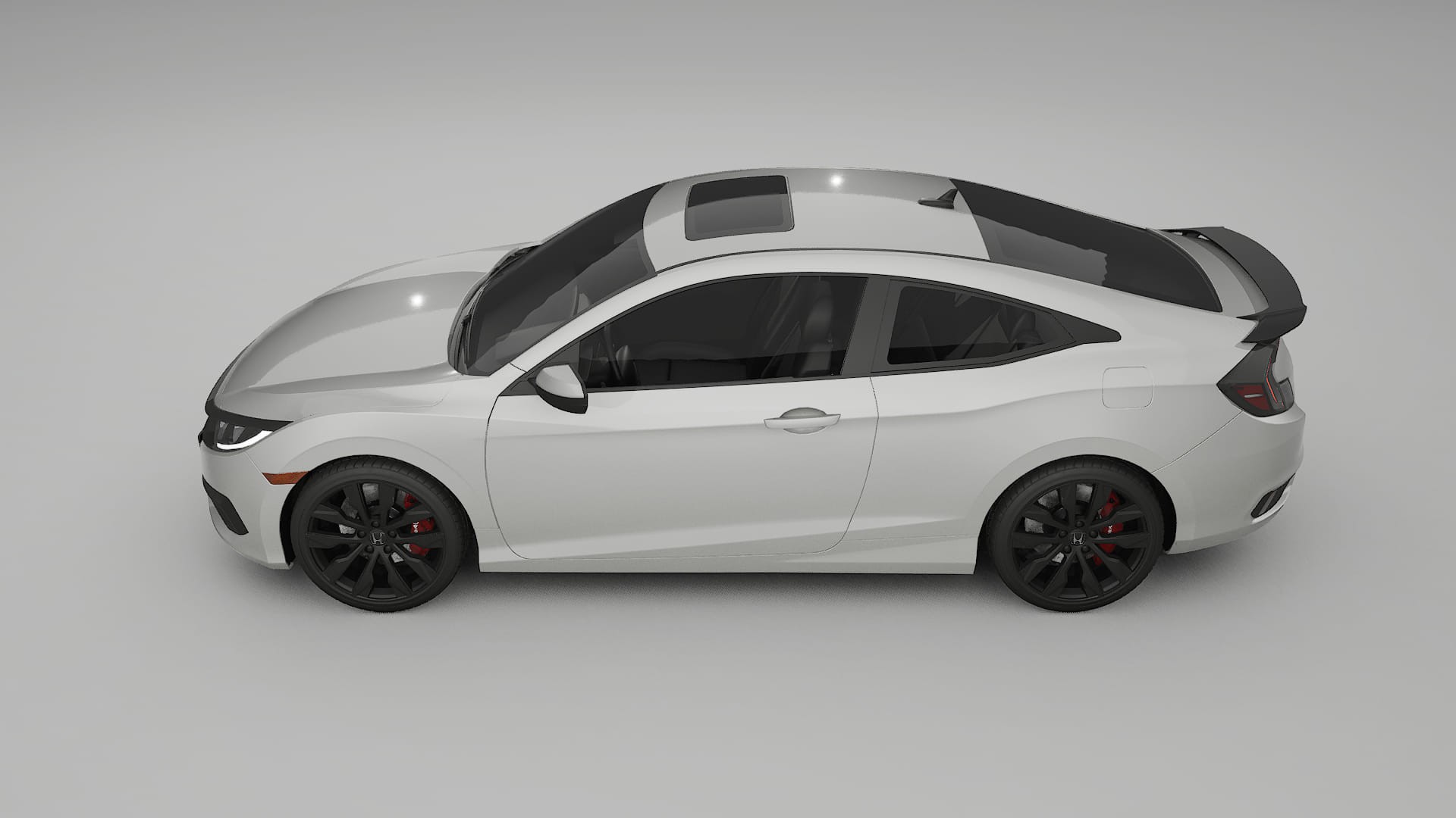 Honda Civic coupe prefacelift pre LCI TPU Lakbeschermingsfolie | PEARL Kleurveranderende PPF – Volledig Voorgesneden Kit