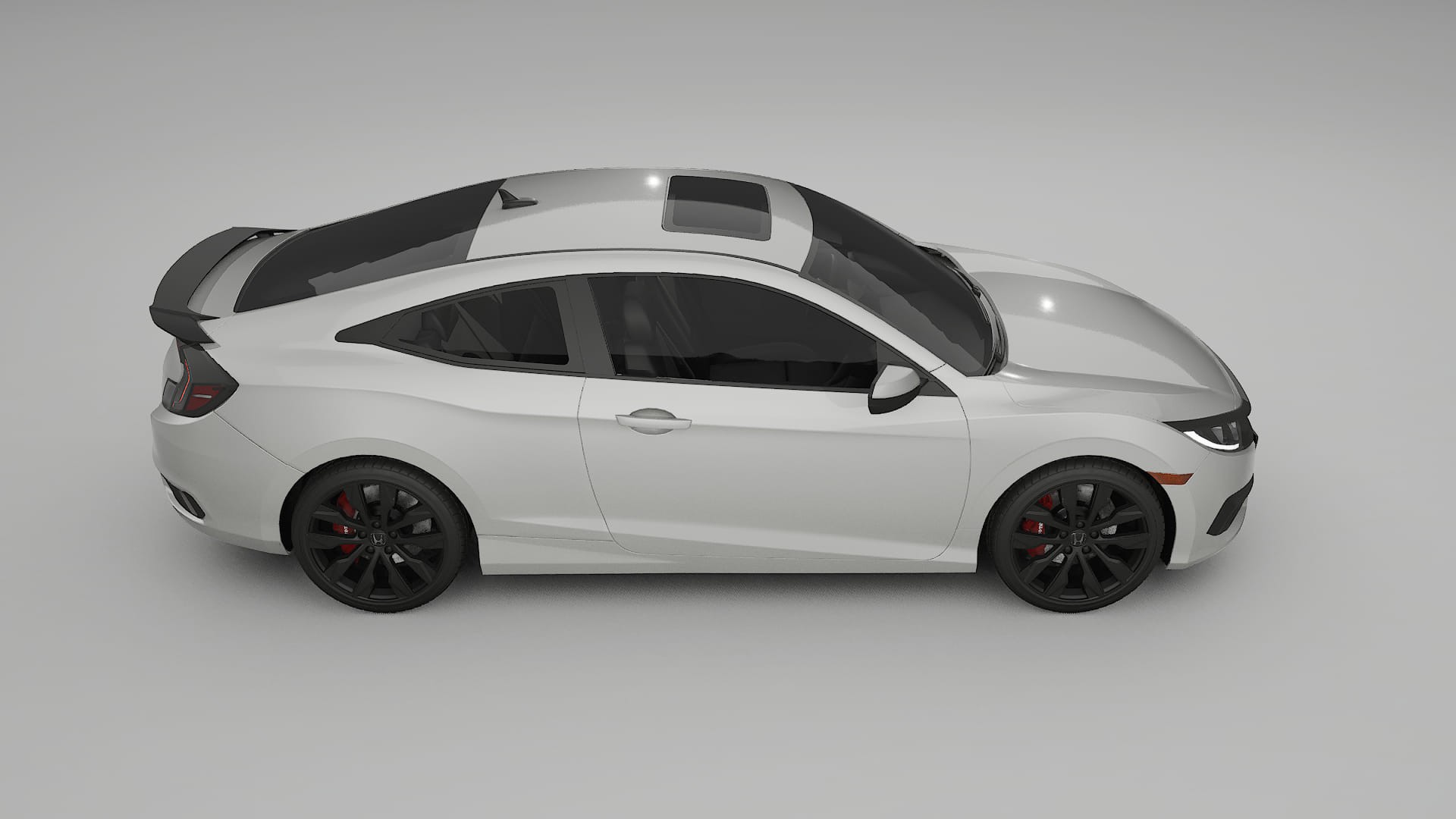 Honda Civic coupe prefacelift pre LCI TPU Lakbeschermingsfolie | PEARL Kleurveranderende PPF – Volledig Voorgesneden Kit