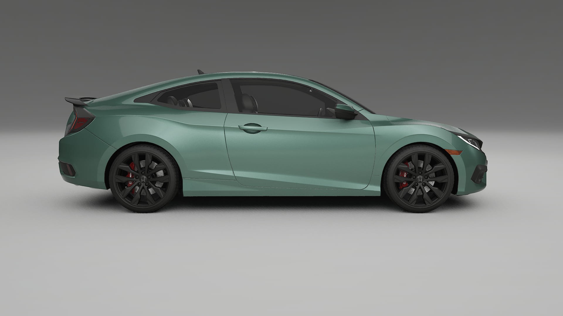 Honda Civic coupe prefacelift pre LCI TPU Lakbeschermingsfolie | EVERGREEN Kleurveranderende PPF – Volledig Voorgesneden Kit