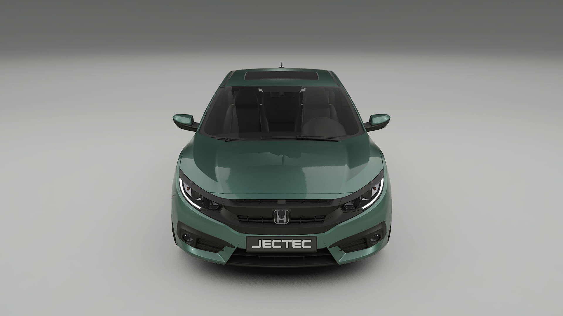 Honda Civic coupe prefacelift pre LCI TPU Lakbeschermingsfolie | EVERGREEN Kleurveranderende PPF – Volledig Voorgesneden Kit