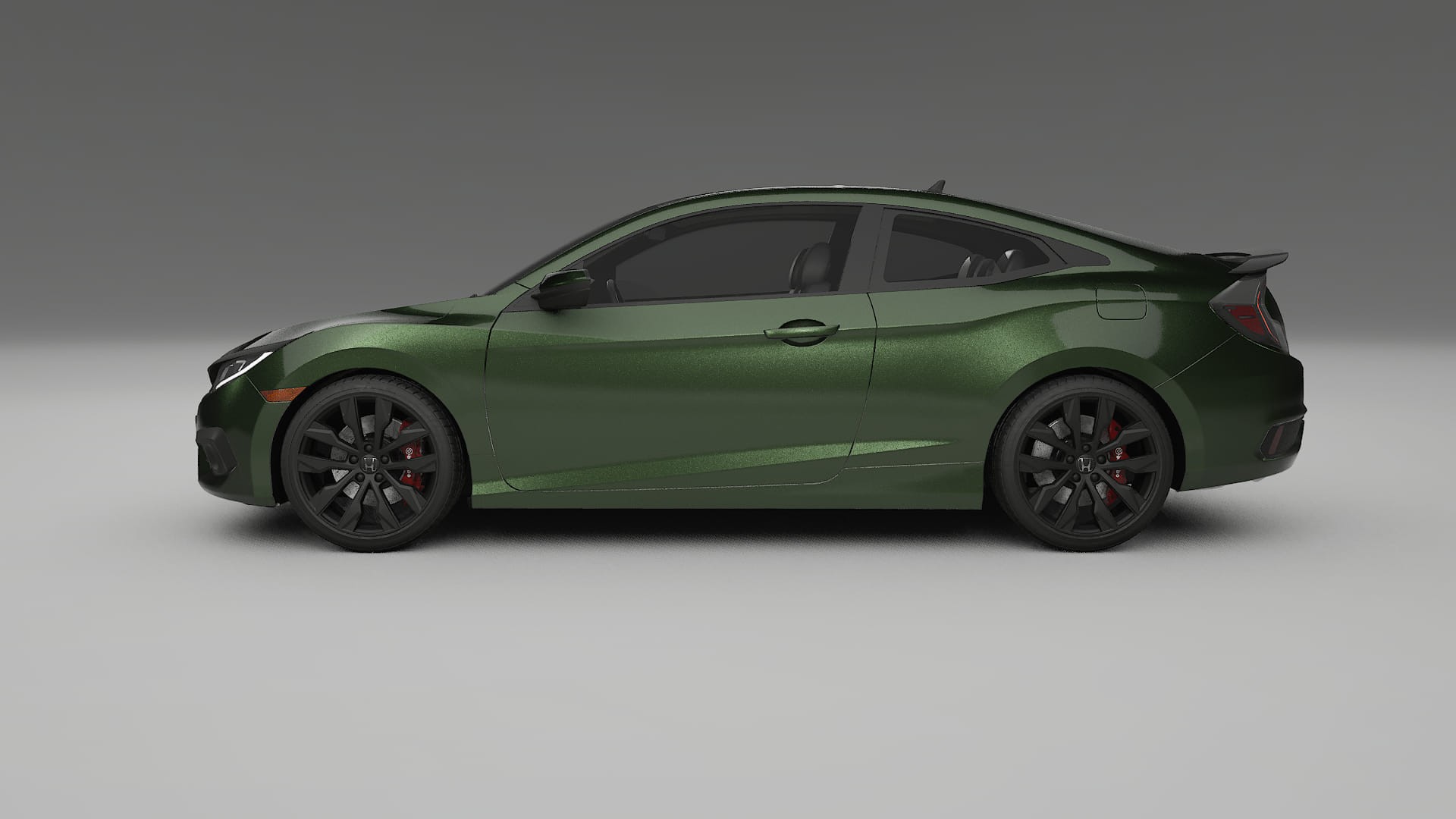 Honda Civic coupe prefacelift pre LCI TPU Lakbeschermingsfolie | LAGOON Kleurveranderende PPF – Volledig Voorgesneden Kit