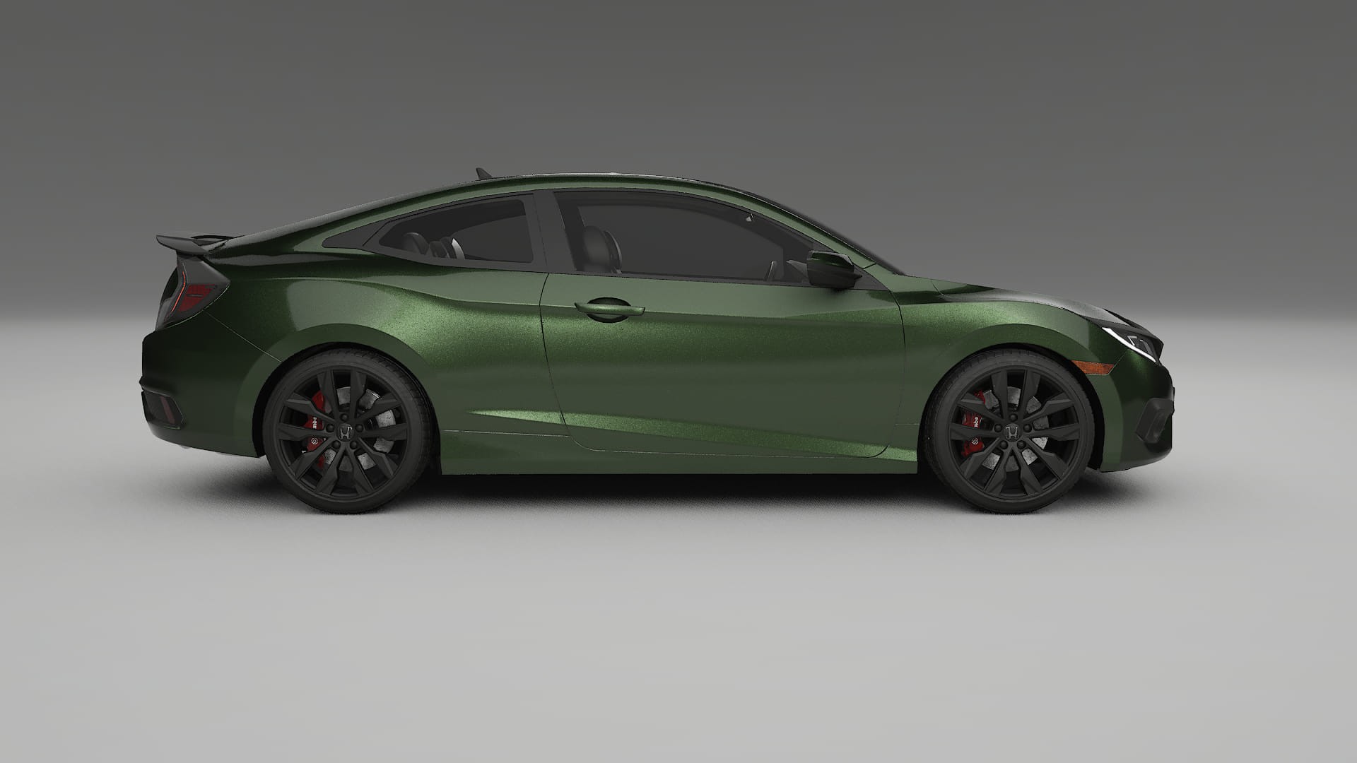 Honda Civic coupe prefacelift pre LCI TPU Lakbeschermingsfolie | LAGOON Kleurveranderende PPF – Volledig Voorgesneden Kit