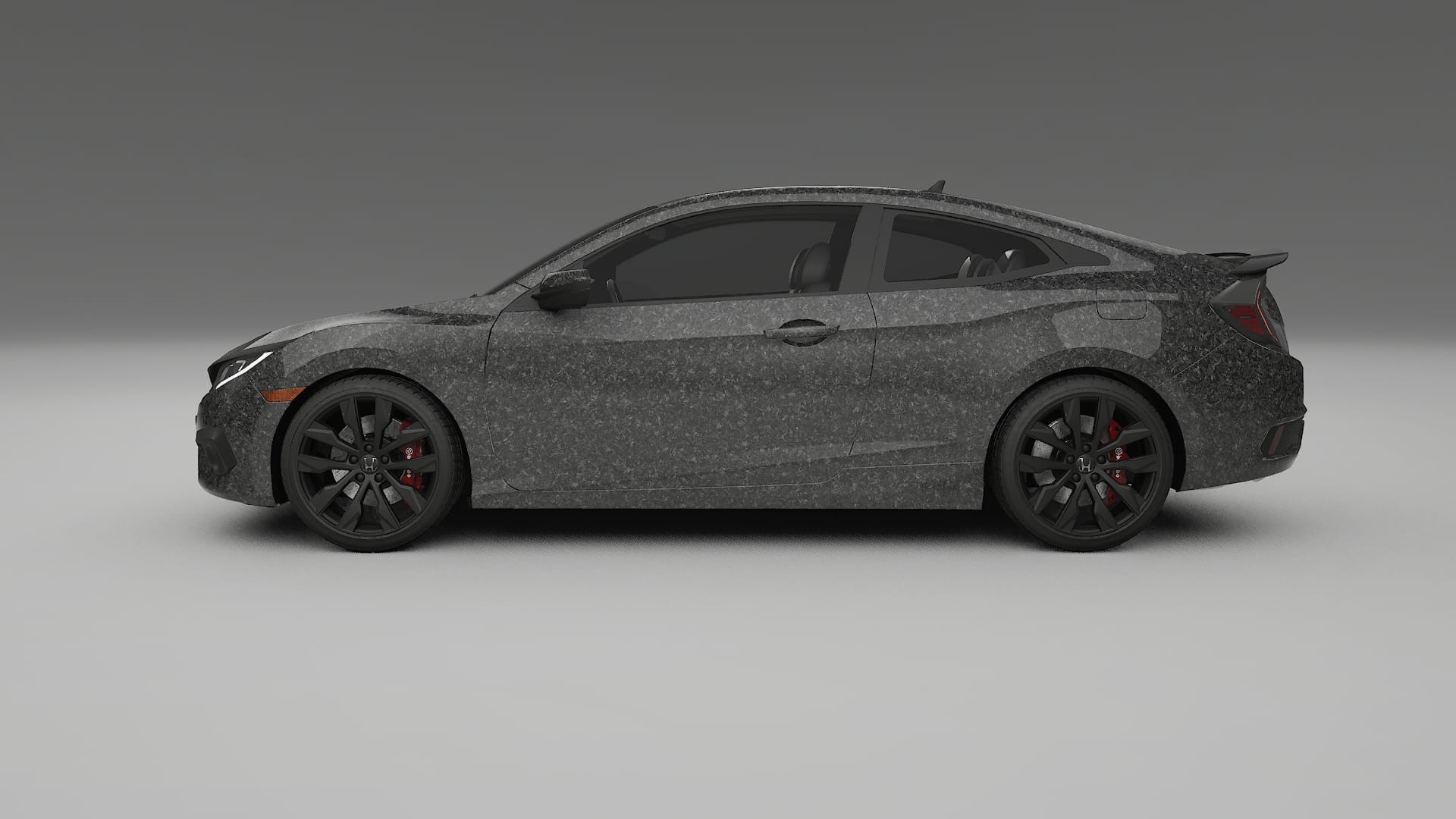 Honda Civic coupe prefacelift pre LCI TPU Lakbeschermingsfolie | FORGED S Kleurveranderende PPF – Volledig Voorgesneden Kit