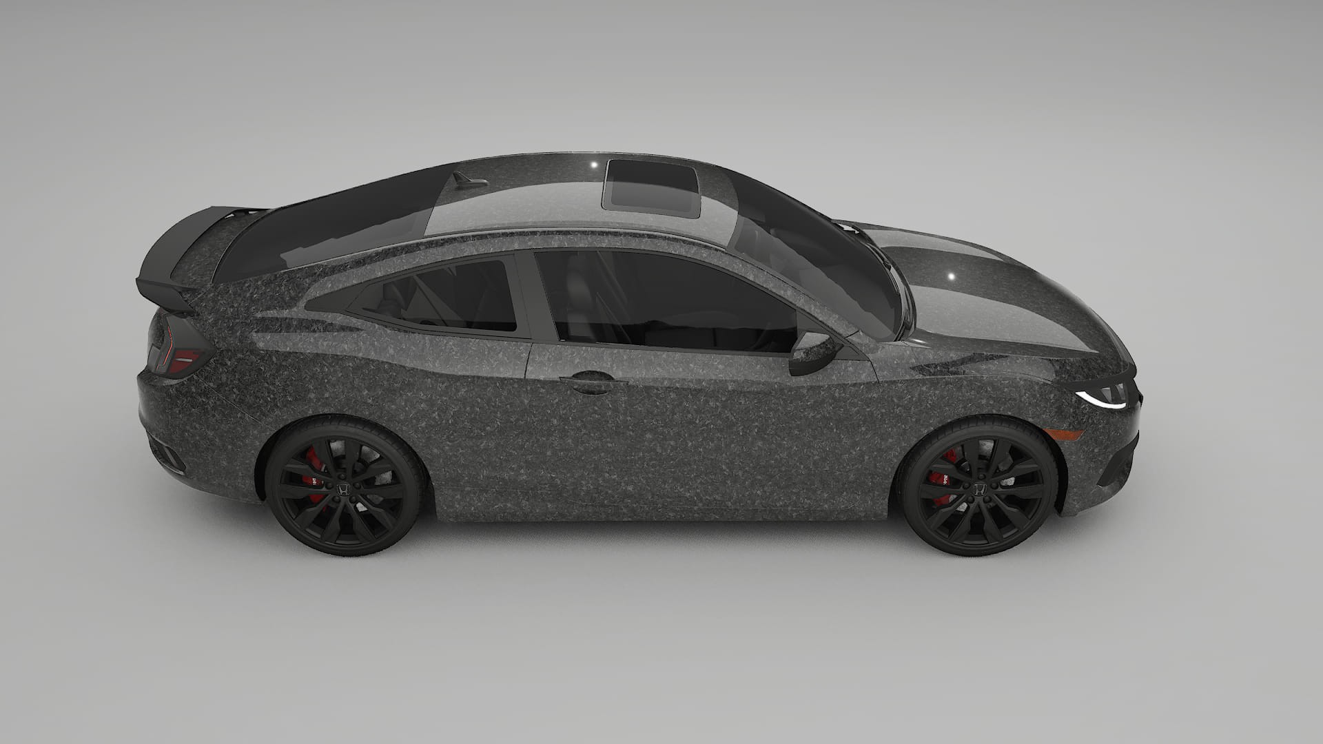 Honda Civic coupe prefacelift pre LCI TPU Lakbeschermingsfolie | FORGED S Kleurveranderende PPF – Volledig Voorgesneden Kit
